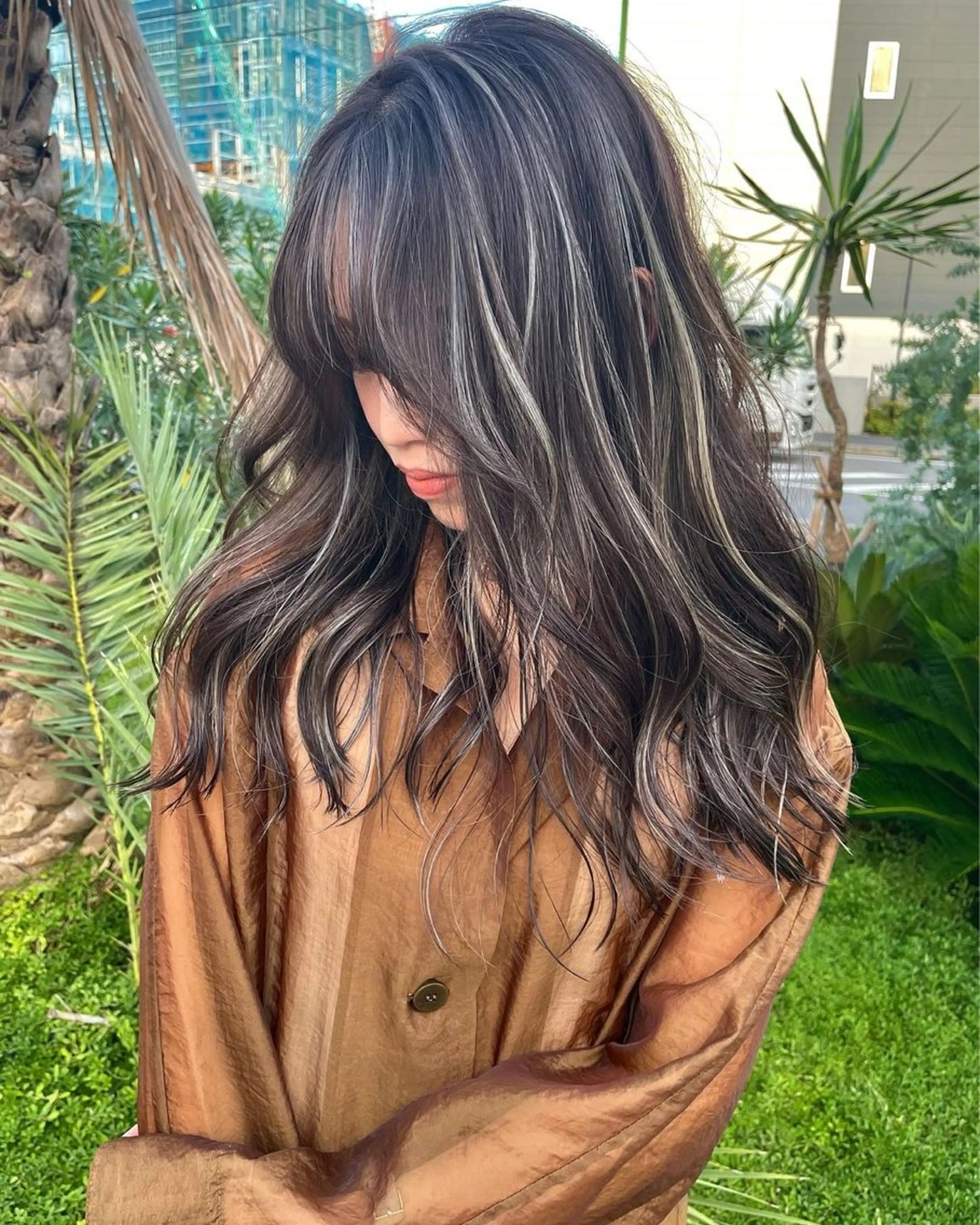 ハイライト＆カット＆𝐜𝐚𝐬𝐡𝐦𝐞𝐫𝐞トリートメント5STEPの写真