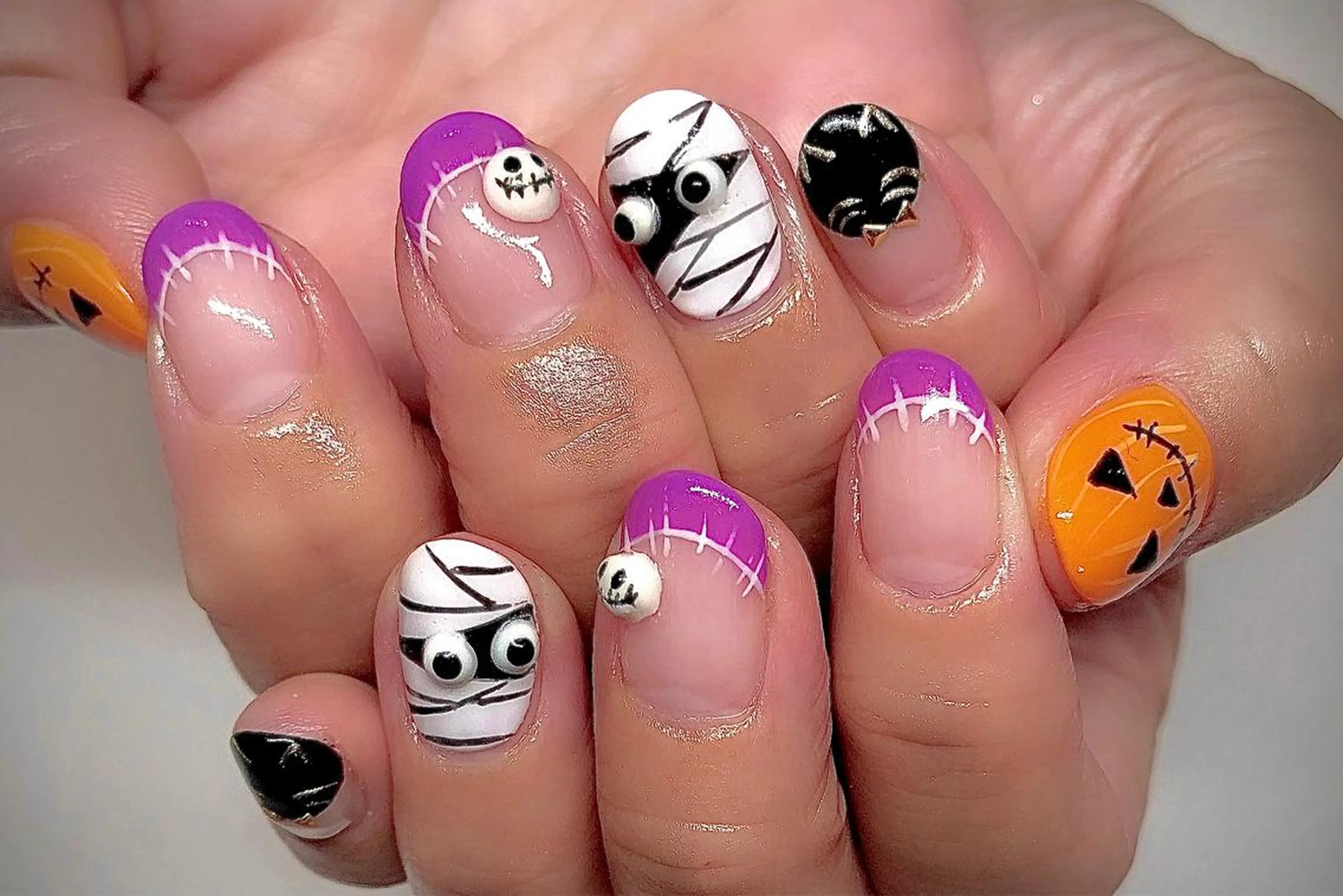 ネイル ハロウィン Viva!tip ビバティップネイルのネイルデザイン