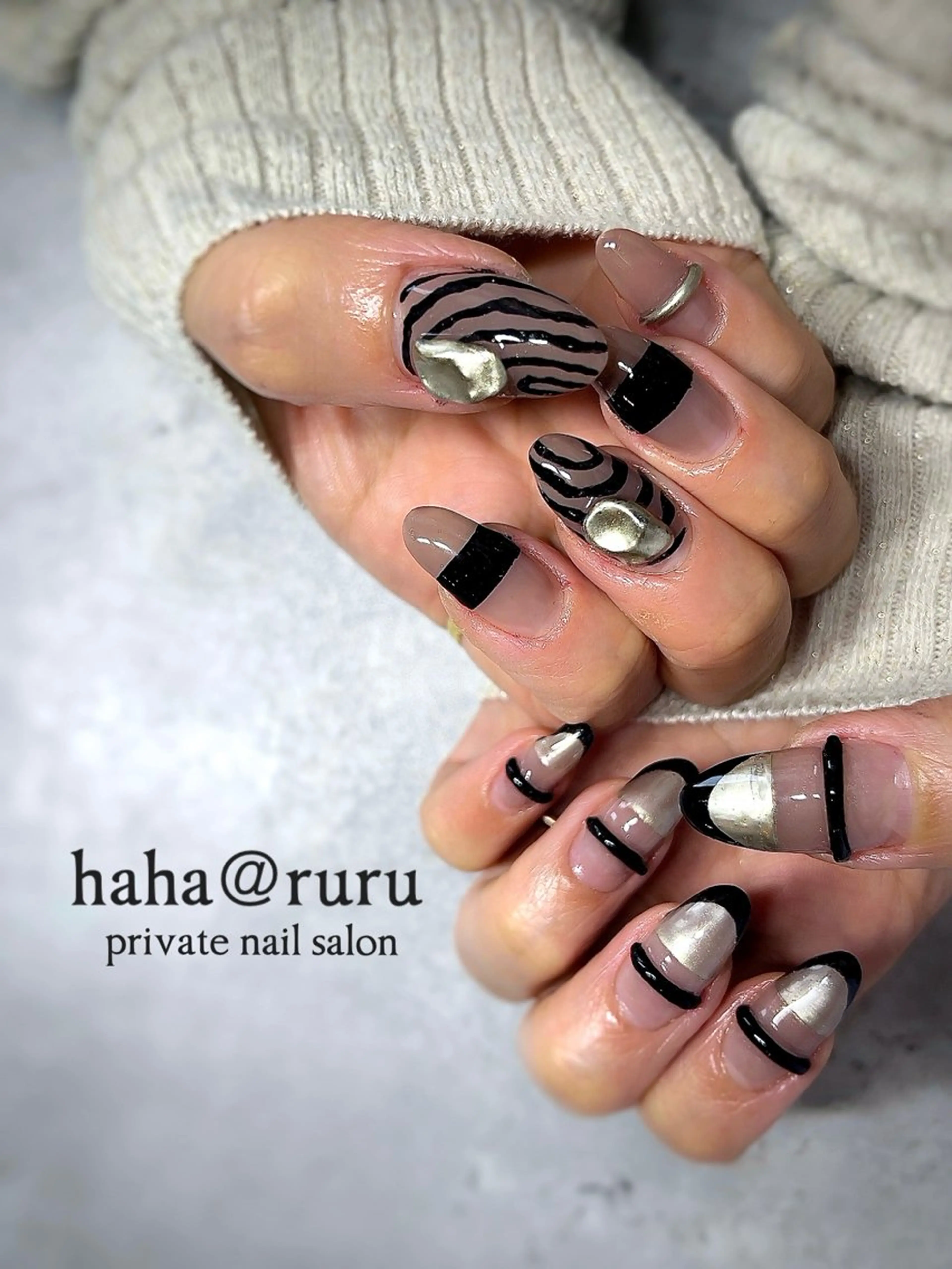 ネイル haha@ ruruのネイルデザイン