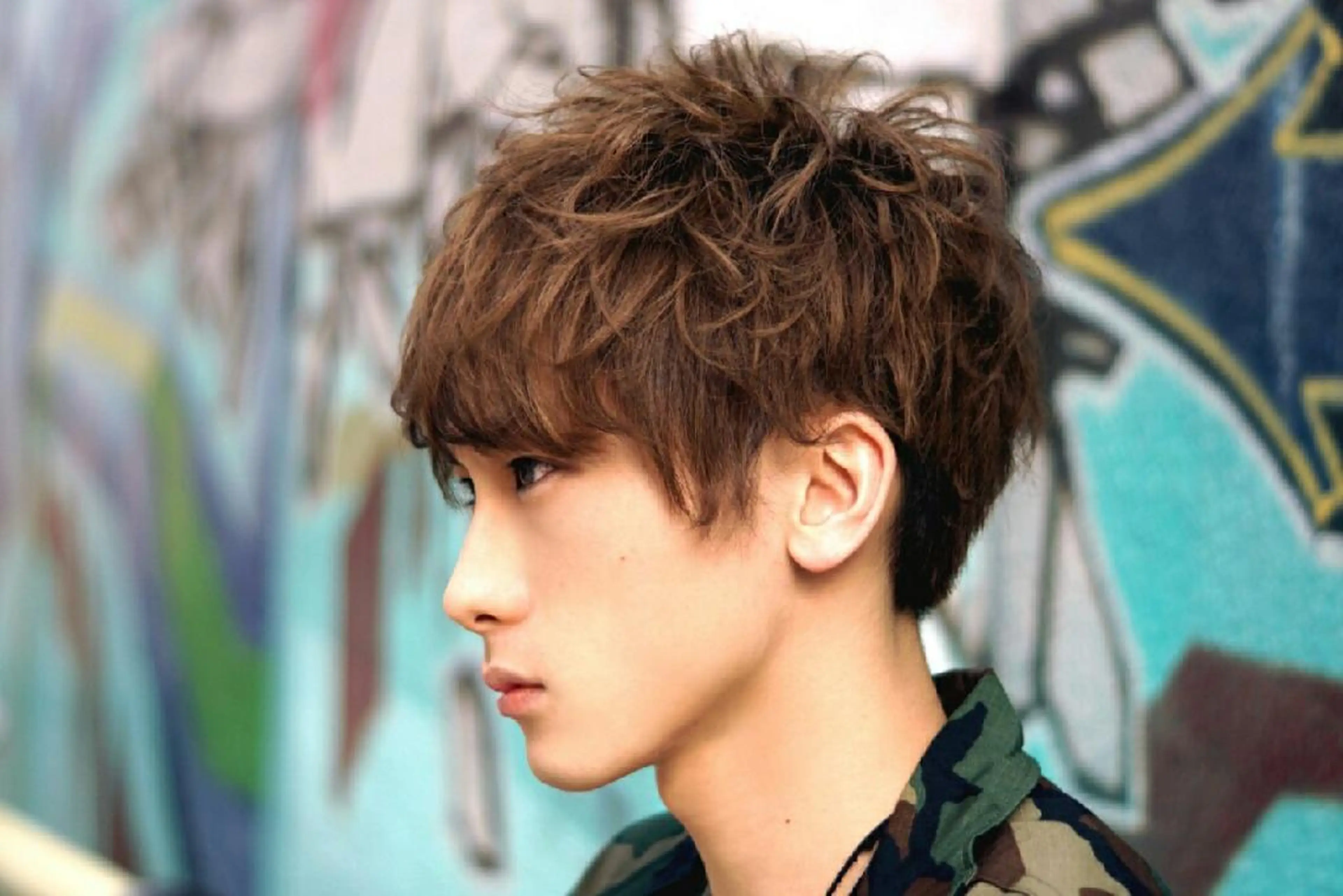 メンズカット+ナチュラルパーマの写真