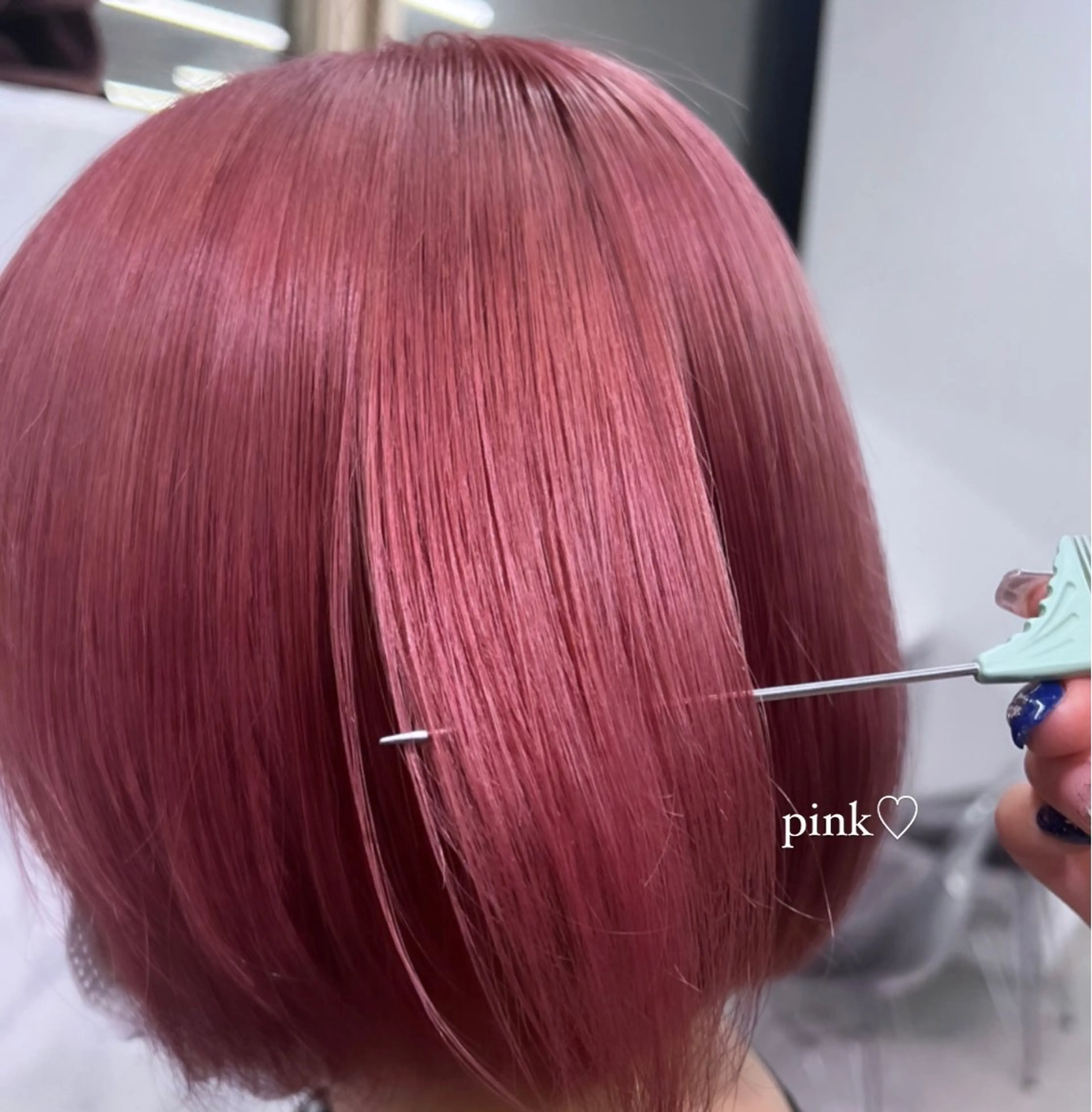 ショート カラー ピンクカラー ヘアカラー 渋谷/ハイトーン エクステ*☆🌙咲妃のヘアスタイル