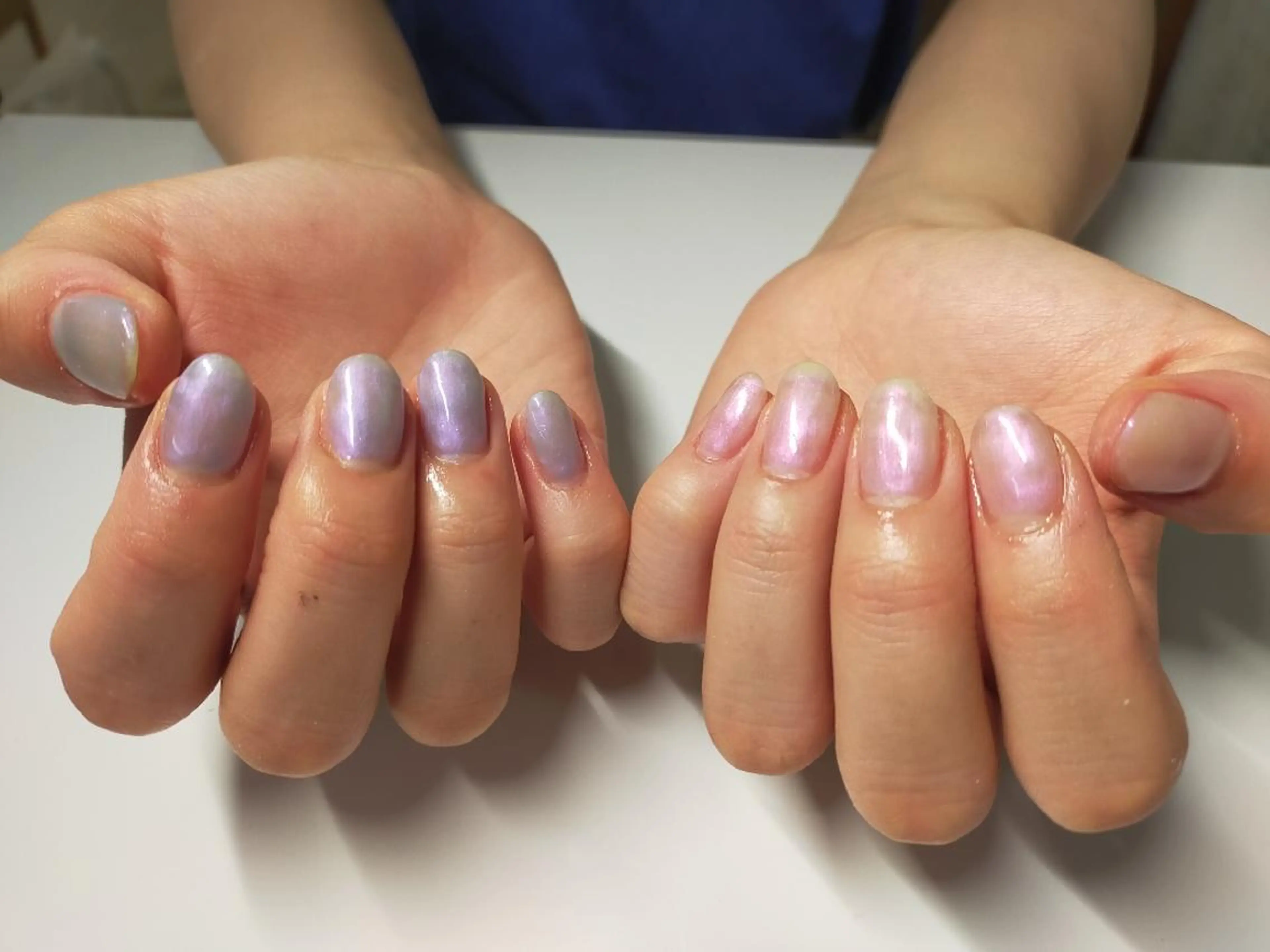 ネイル ワンカラーネイル Lulu nail salon 南堀江店所属・西村 あやかのネイルデザイン