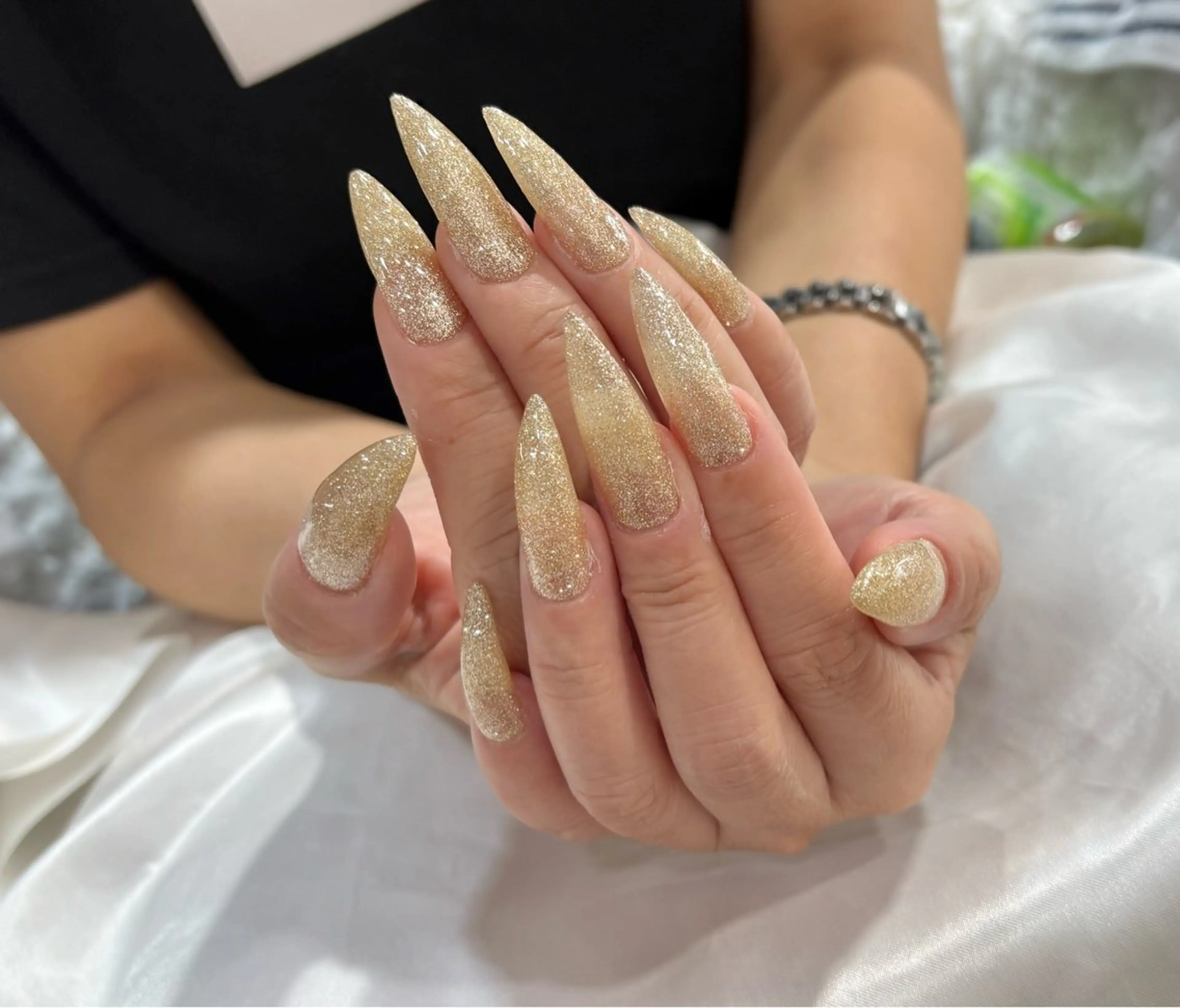 ネイル 長さ出し フラッシュネイル ロングネイル ワンカラーネイル ハンドネイル nailsister まゆのネイルデザイン