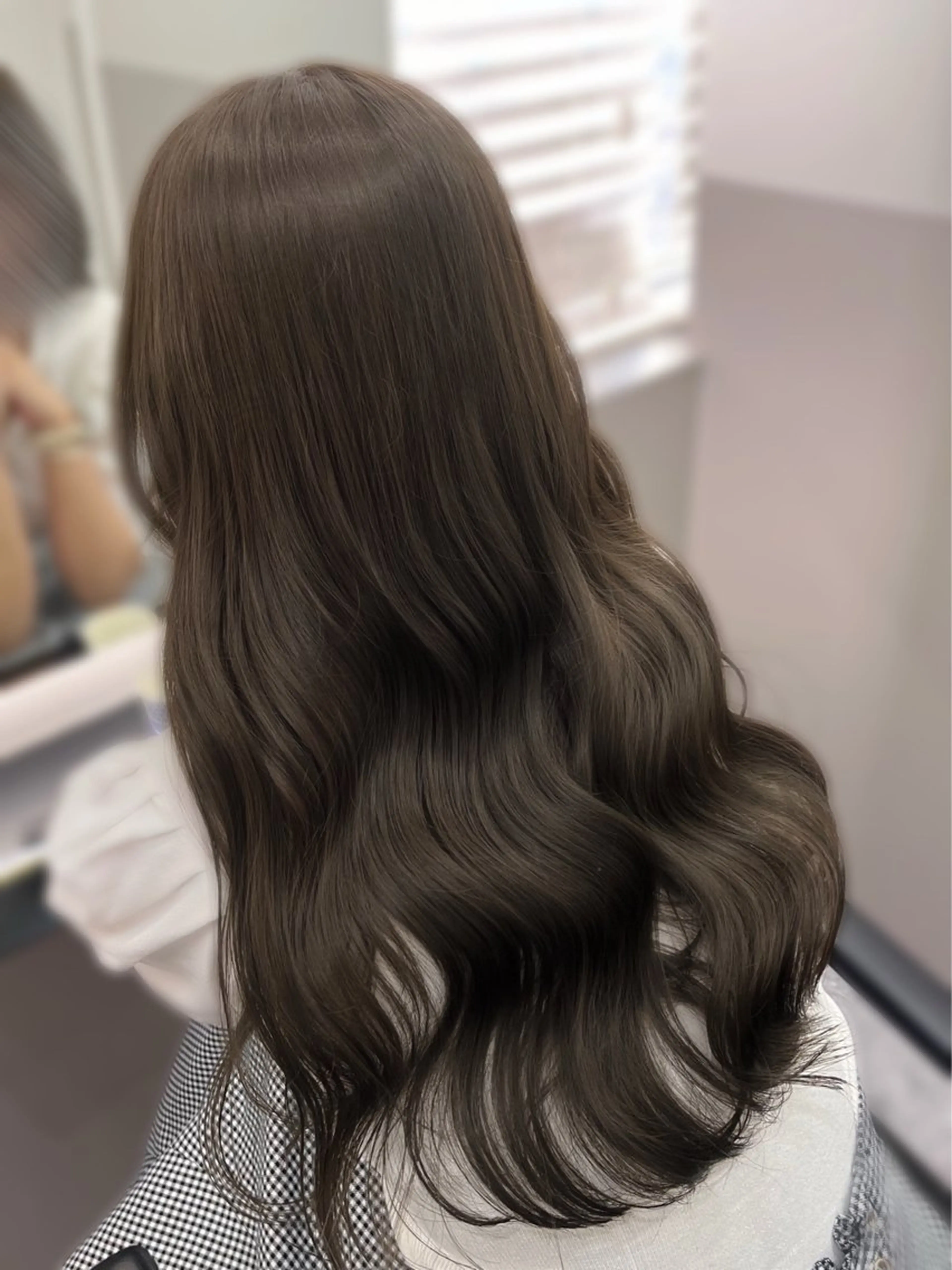 ロング ヘアカラー トリートメント 🤍AINA🤍 Zina高田馬場のヘアスタイル