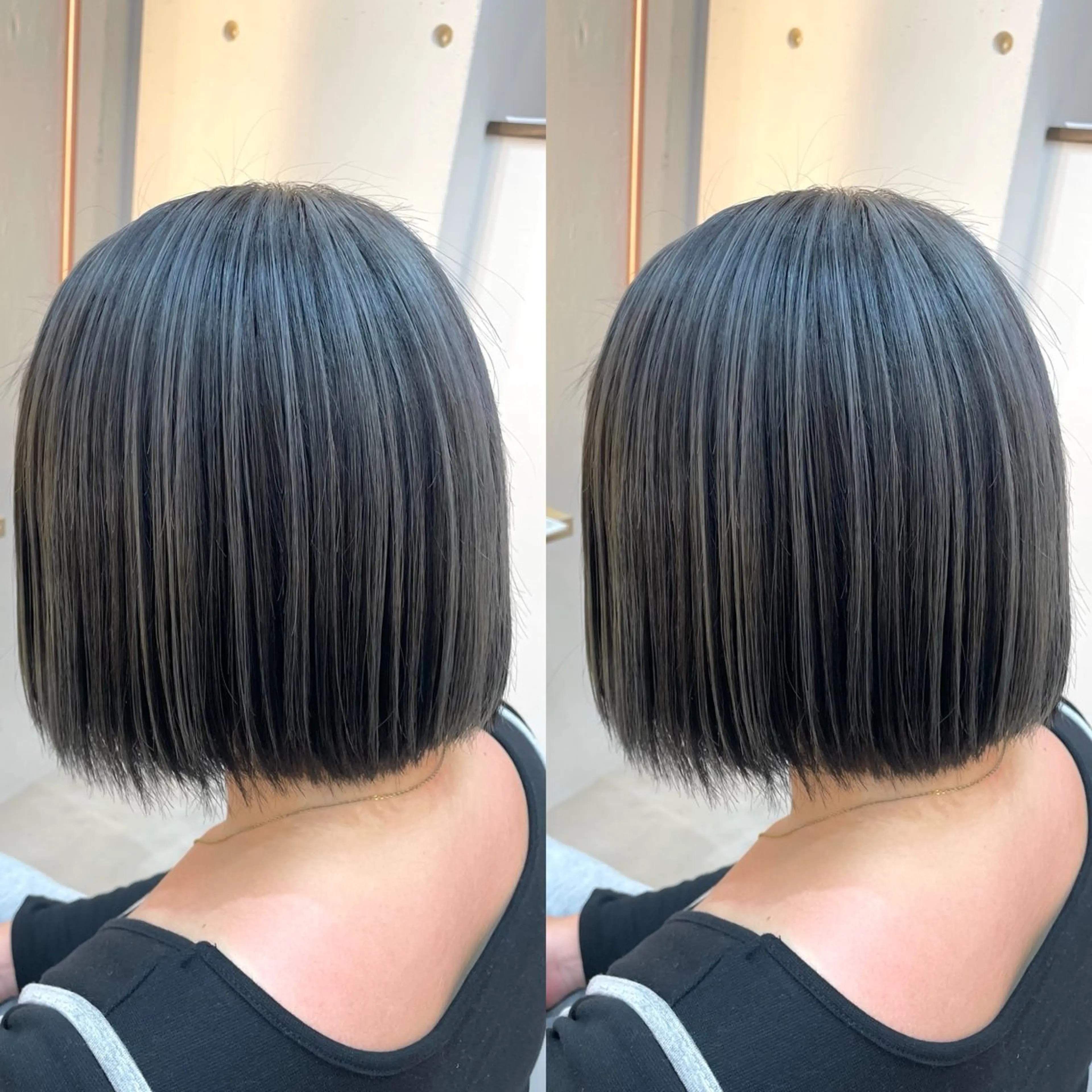 ショート カラー シルバー カット ヘアカラー トリートメント ヘアセット ブリーチ無しダブル カラー🦕まどかのヘアスタイル