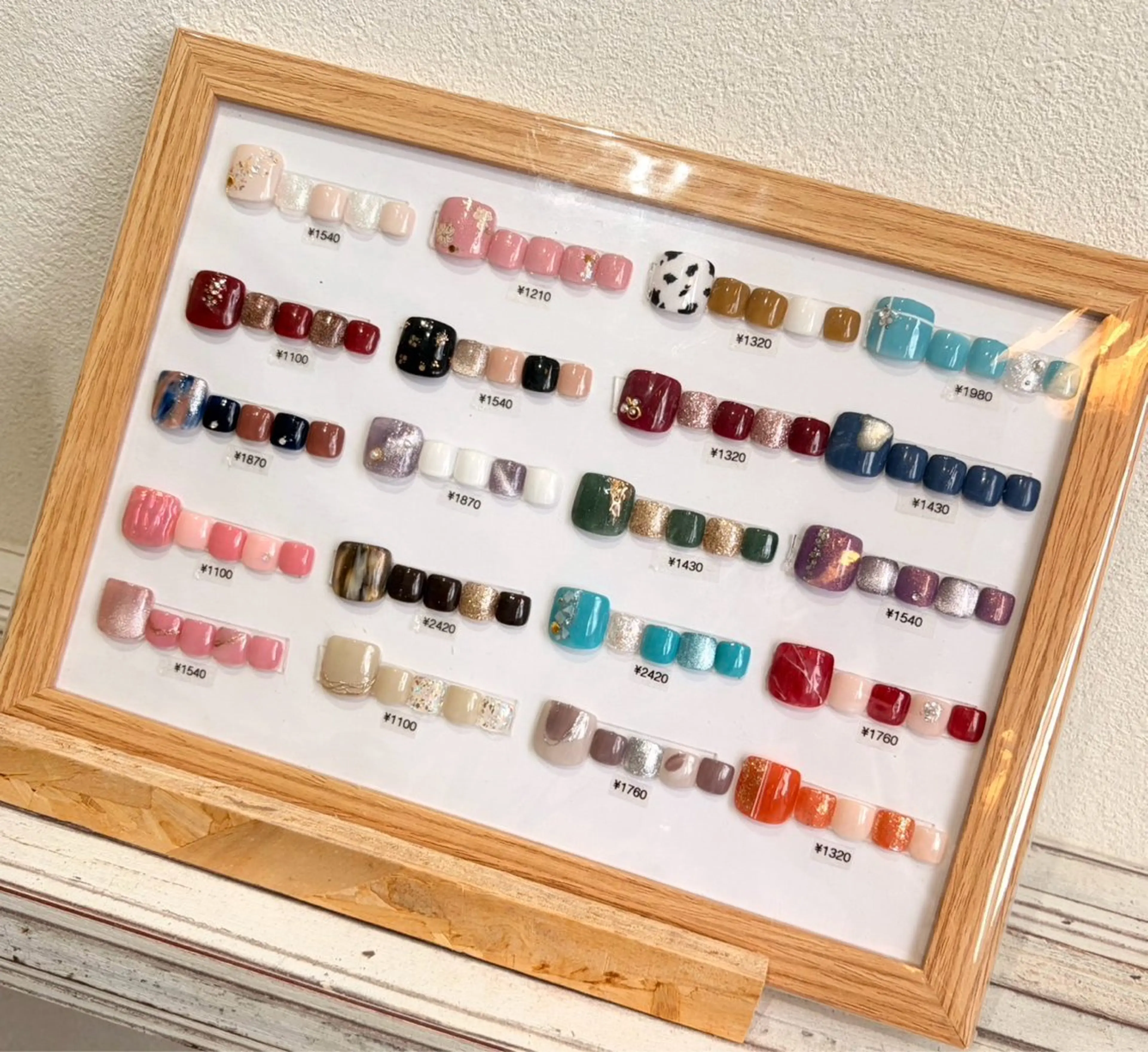 【オフなし】フット4月限定🌻アート2本込み(サンプルから)の写真