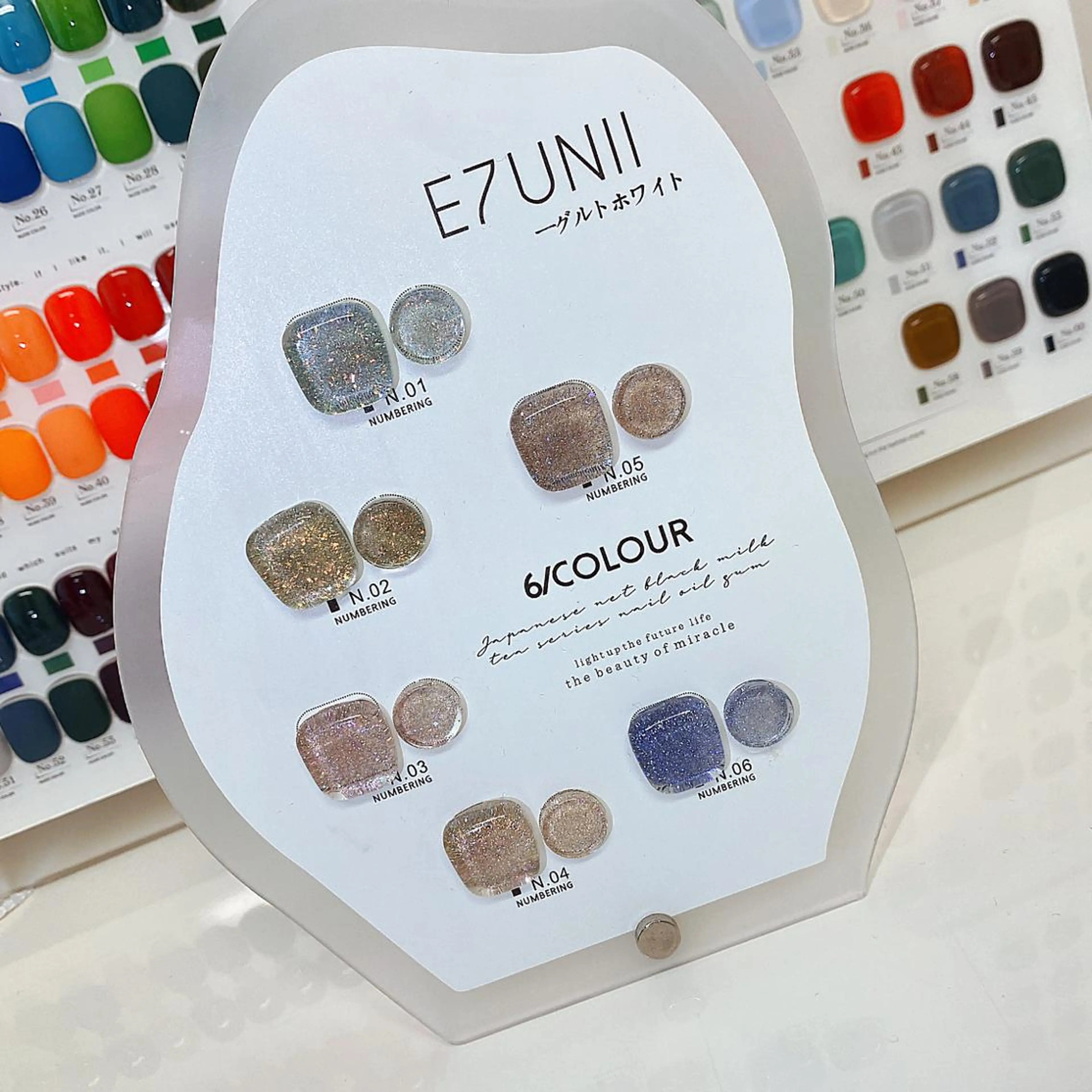 カラー ネイル フットネイル UniqueNail 長さだし専門店のネイルデザイン