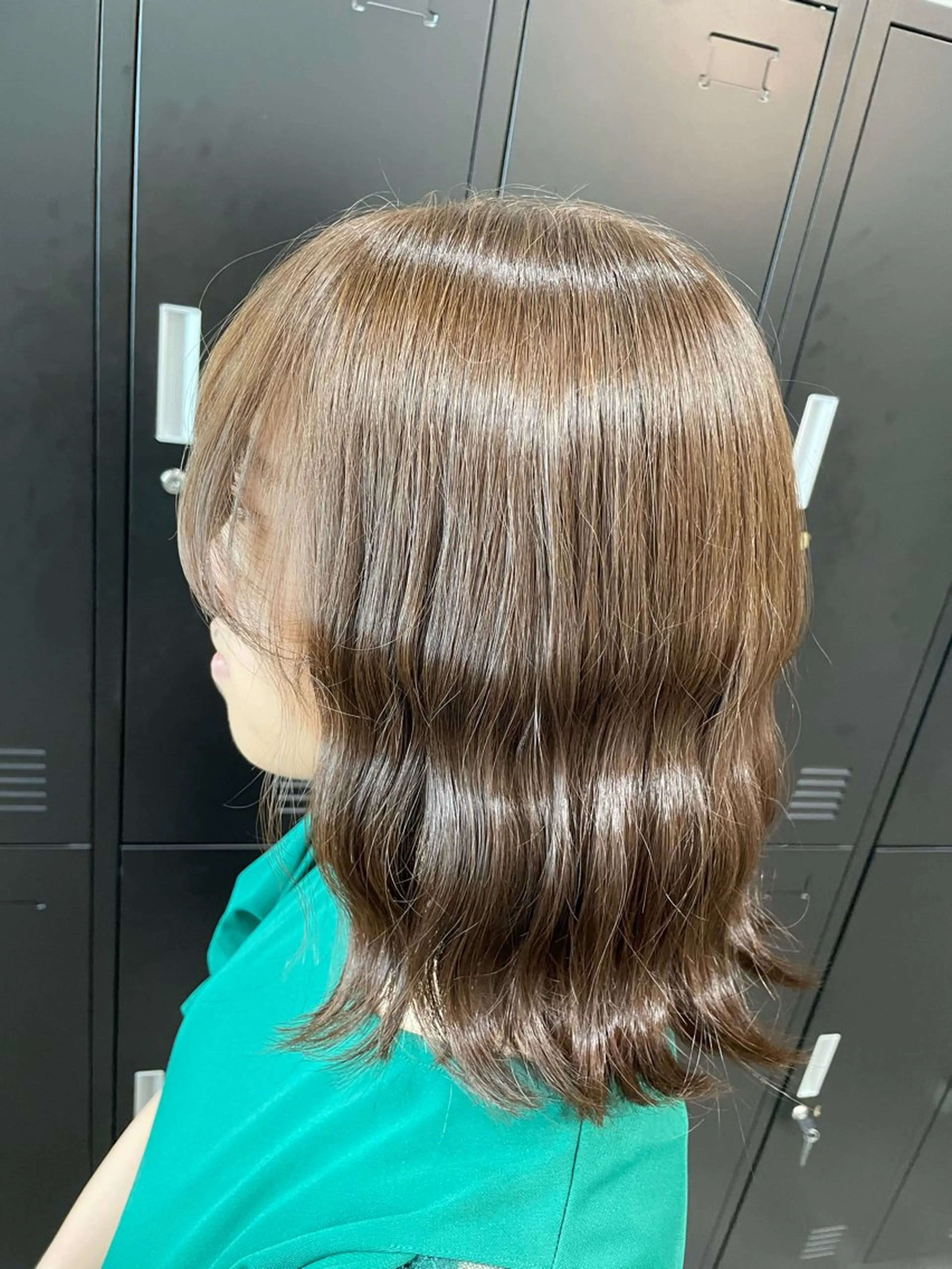 ミディアム カラー カット ヘアカラー トリートメント ALLEN hair /まなのヘアスタイル