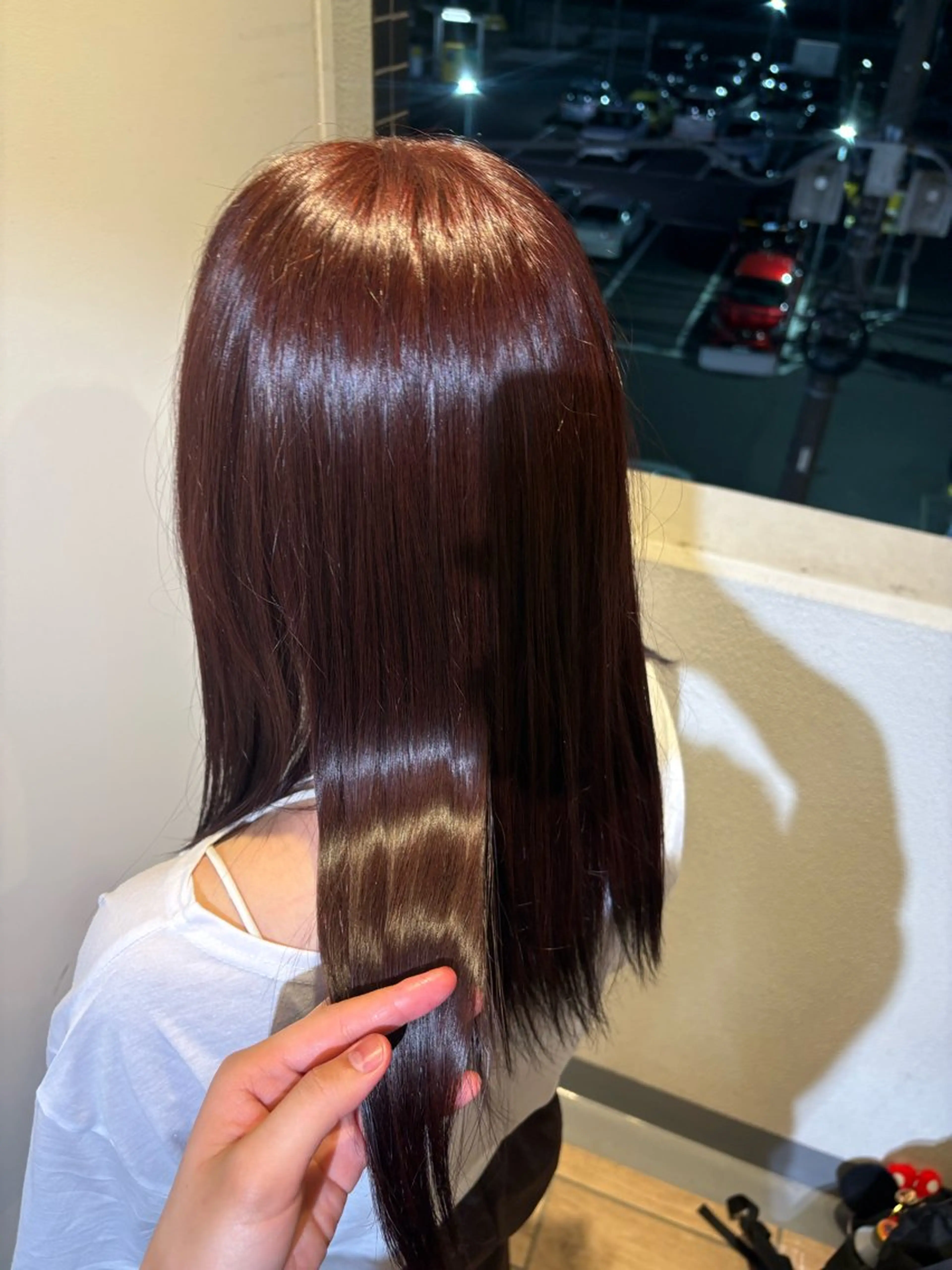 セミロング トリートメント ☀️個性派/横浜パ ーマ/暖色/ミミのヘアスタイル