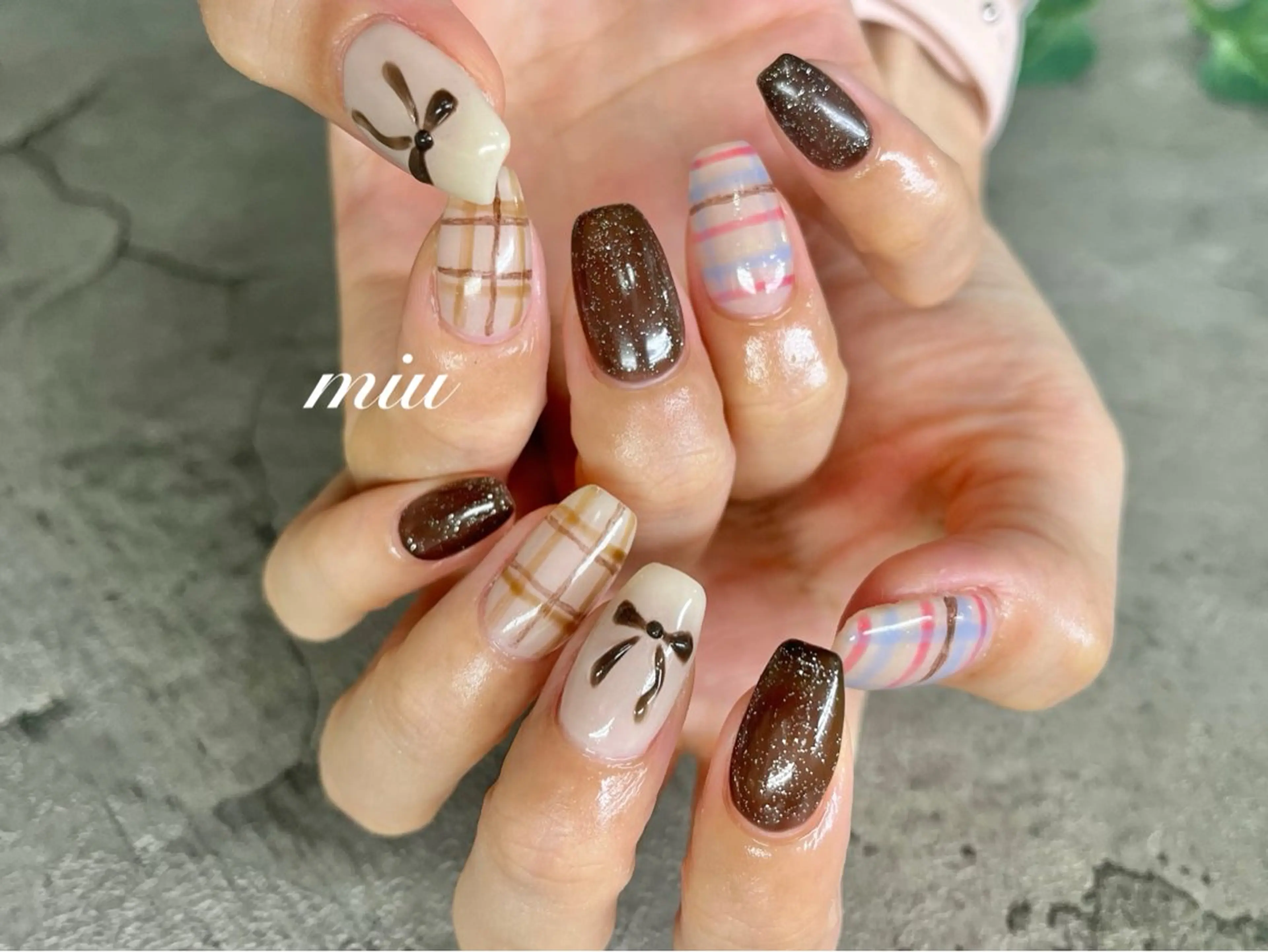 ネイル ハンドネイル miu nail 🐾mihoのネイルデザイン
