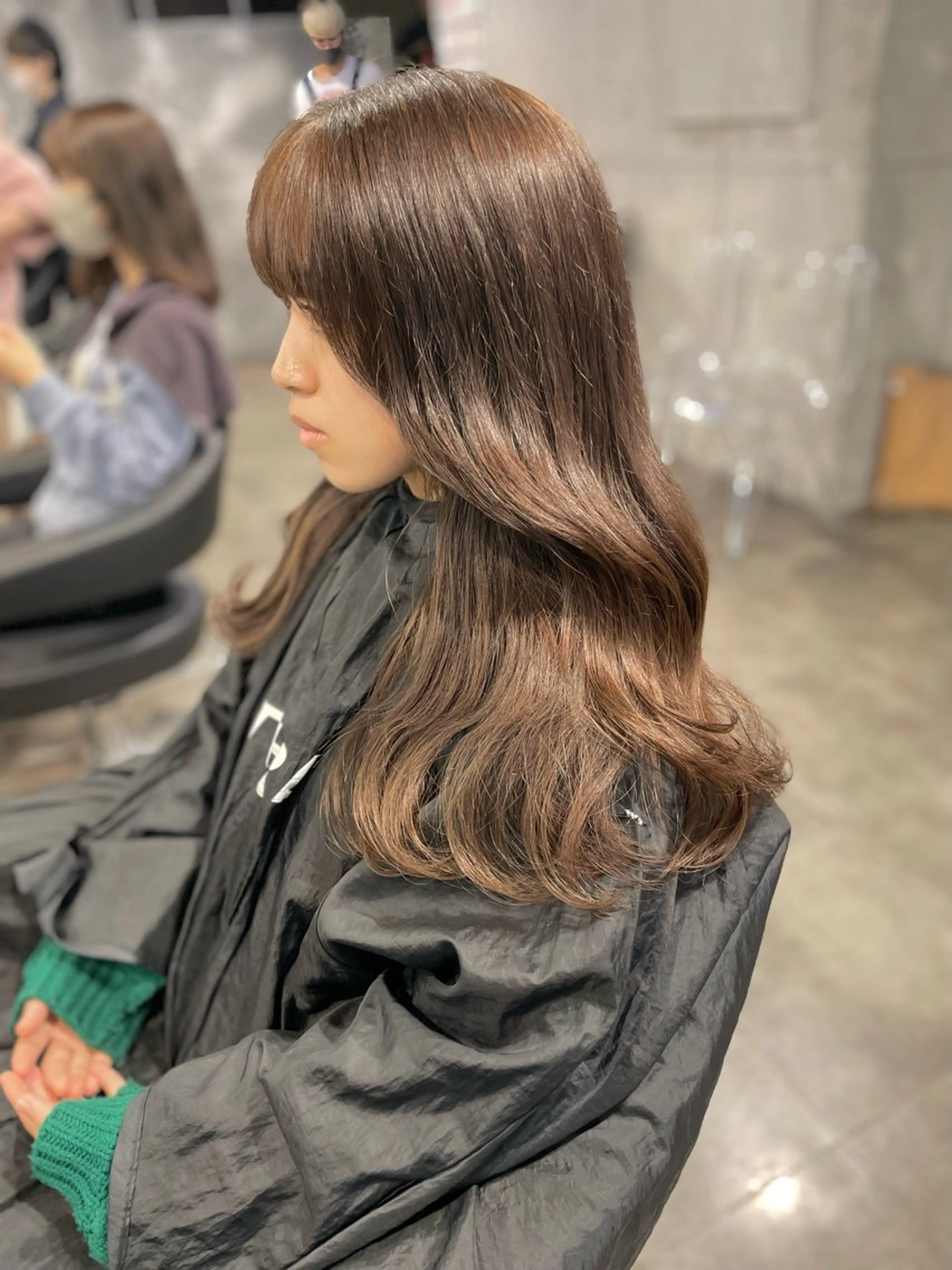 セミロング カラー 艶髪/透明感🪽 DISCO🪽のヘアスタイル