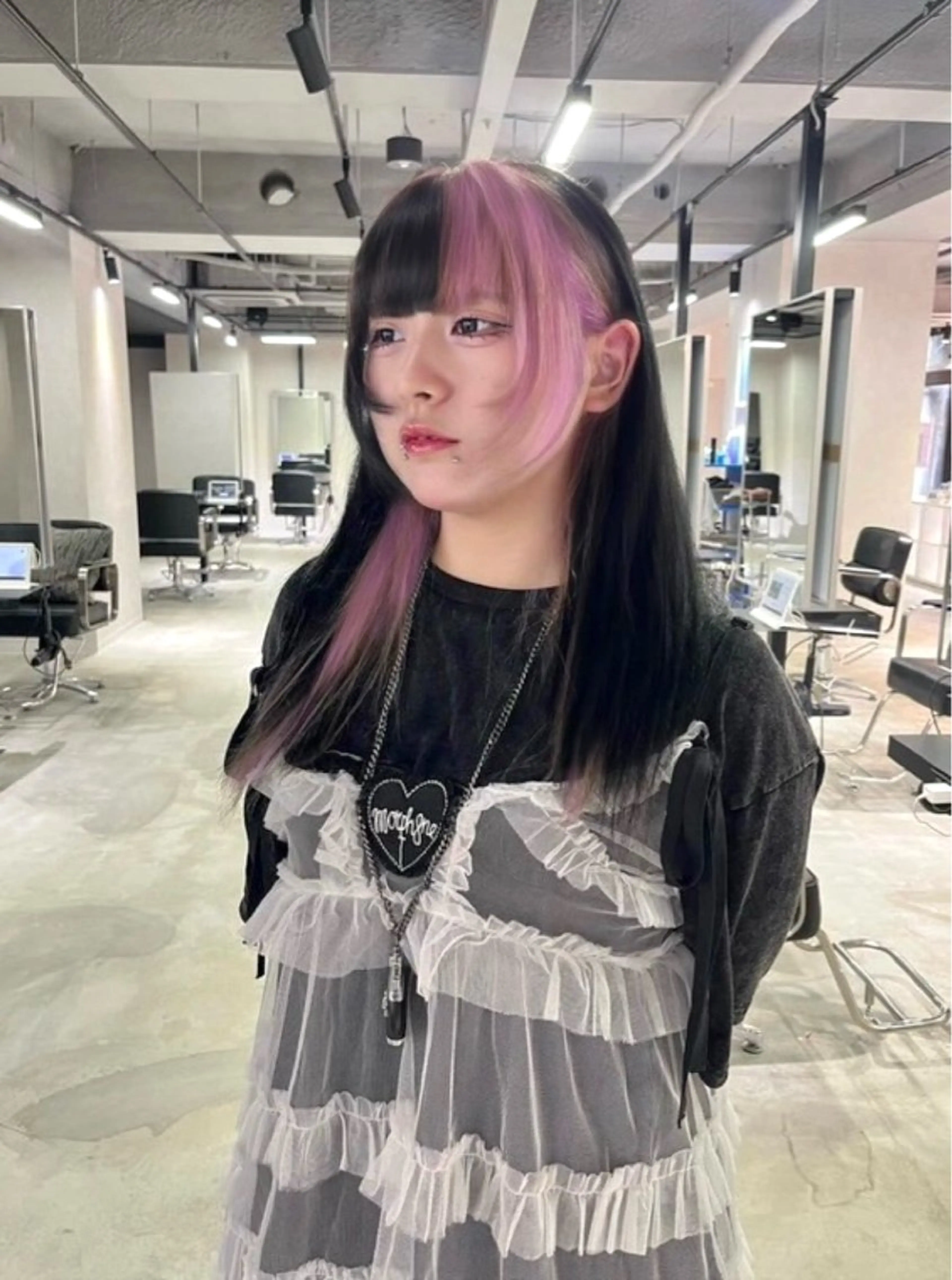 カラー デザインカラー 心斎橋/ブロンド/ ペールカラー/あみかのヘアスタイル