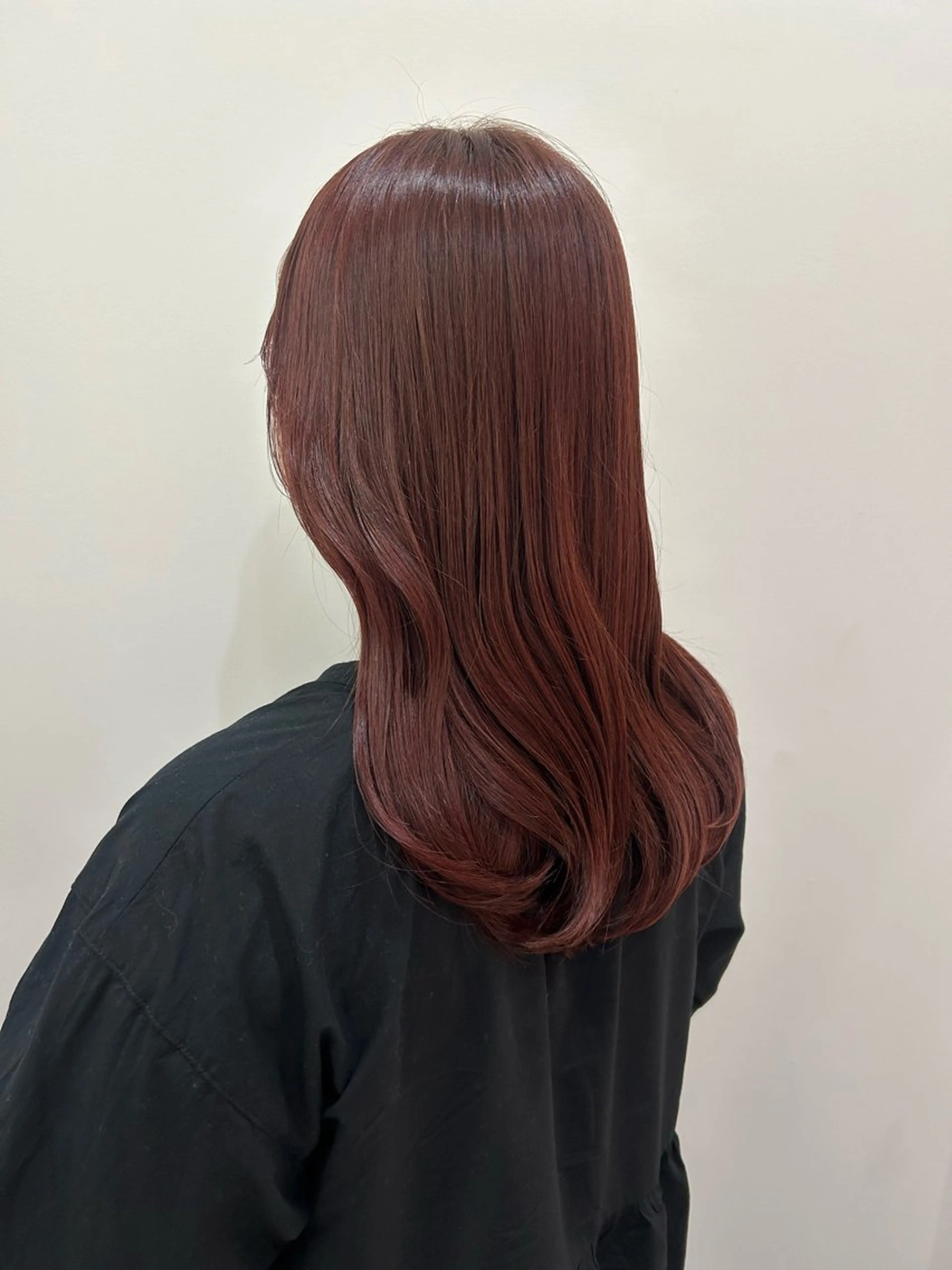 セミロング カラー ブリーチ ブリーチなしカラー ピンクカラー ボブレイヤー/ カラー診断/Amiのヘアスタイル