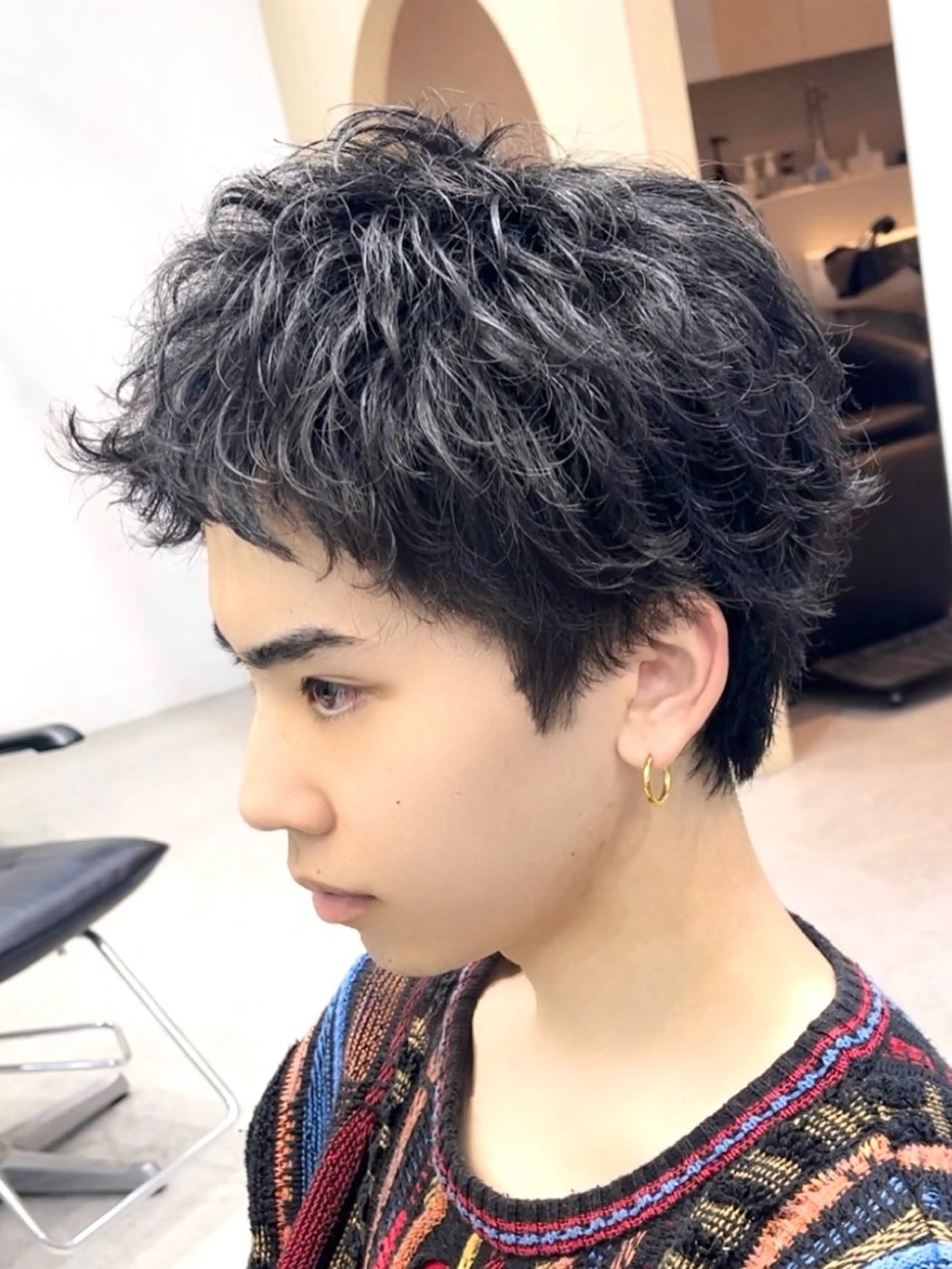 パーマ メンズ ゆきえ🤍 fifth/パーマ‪のヘアスタイル