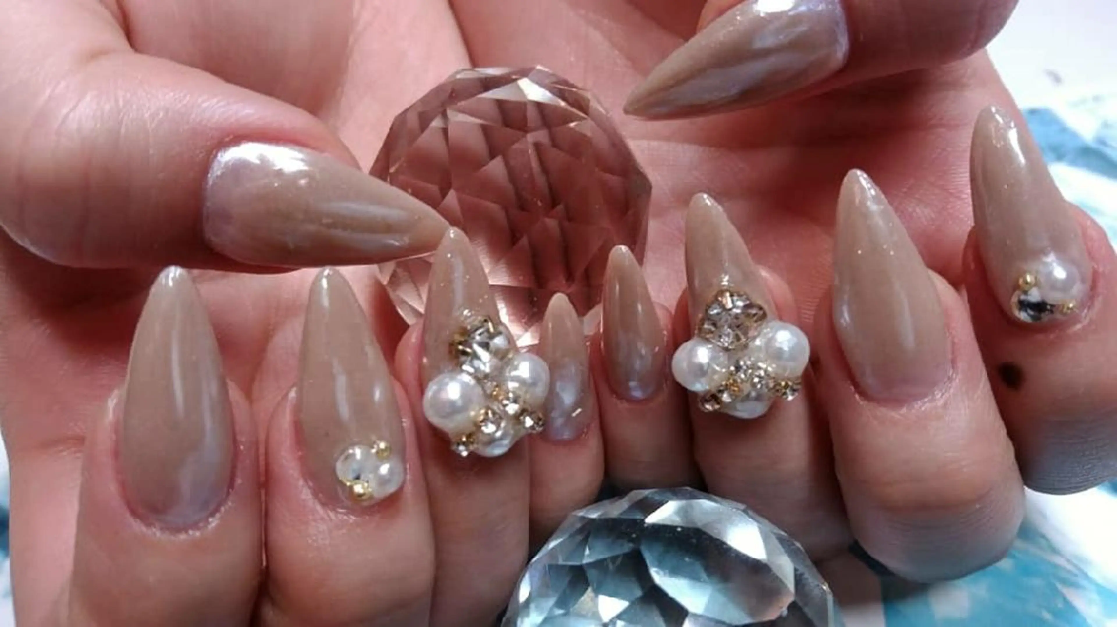 ネイル ミラーネイル スカルプネイル ハンドネイル chakky nailsのネイルデザイン