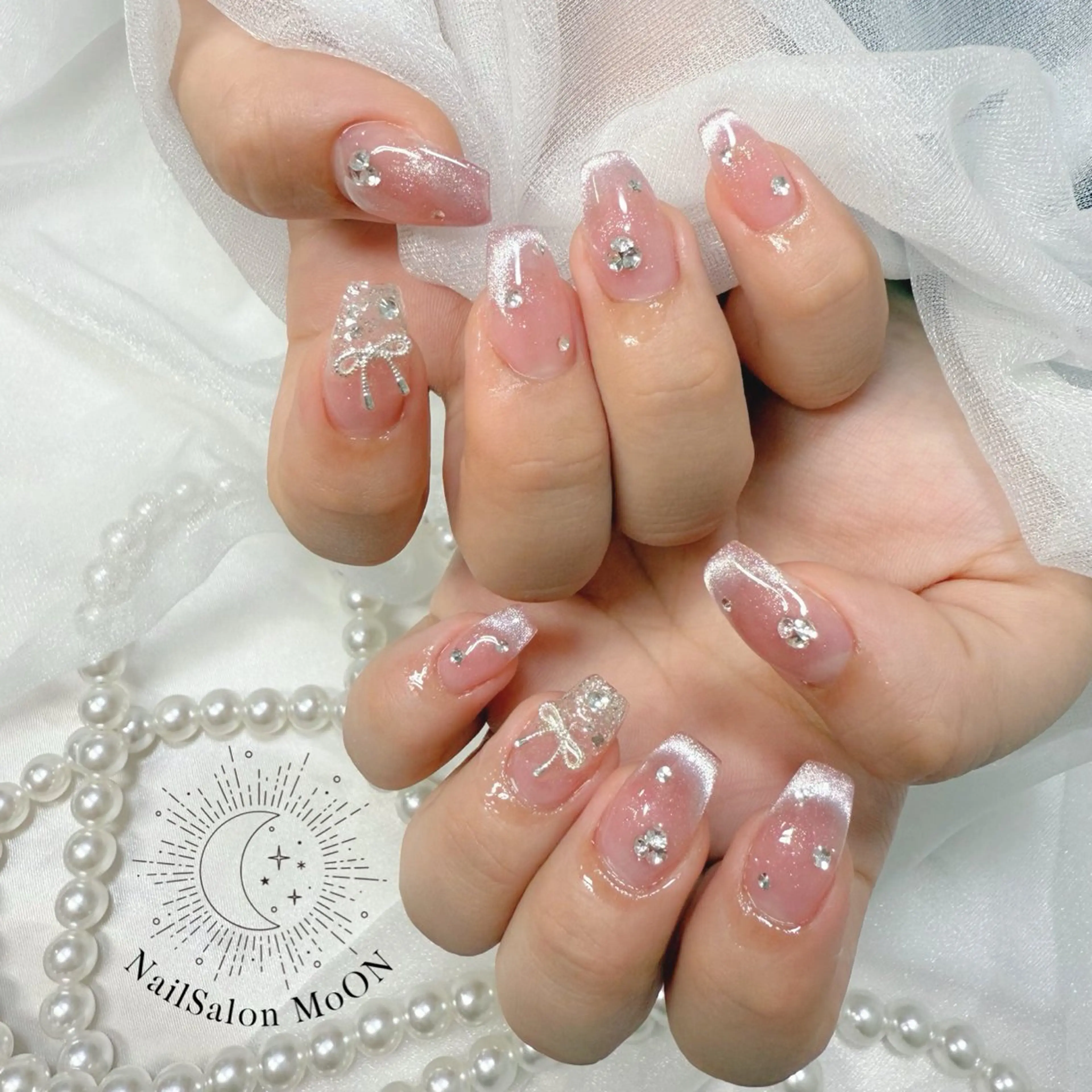 ネイル ハンドネイル ハンドケア MoON...❤︎ MeGuのネイルデザイン