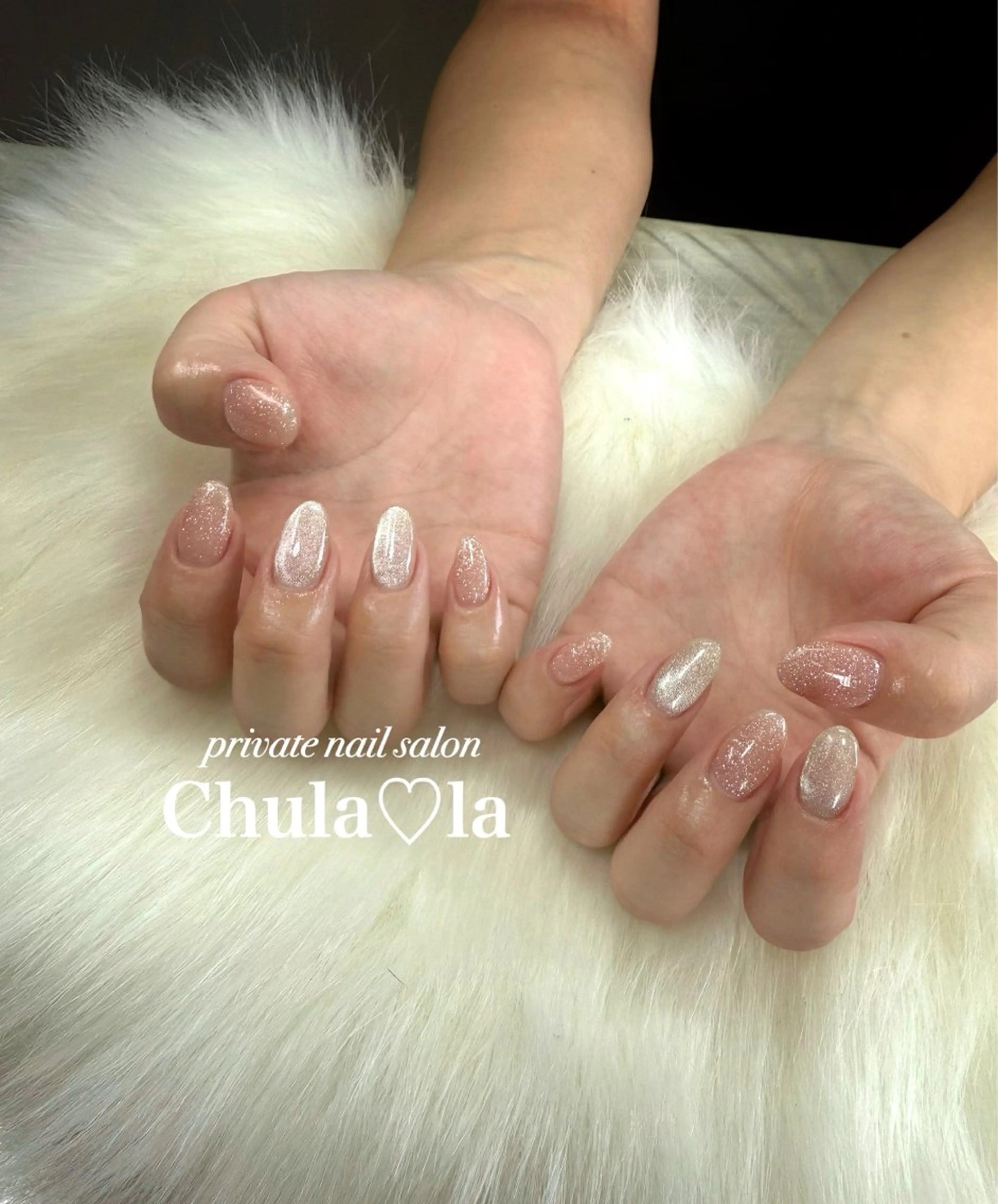 ネイル フラッシュネイル マグネットネイル ハンドネイル Chula♡la 豊見城市高安のネイルデザイン