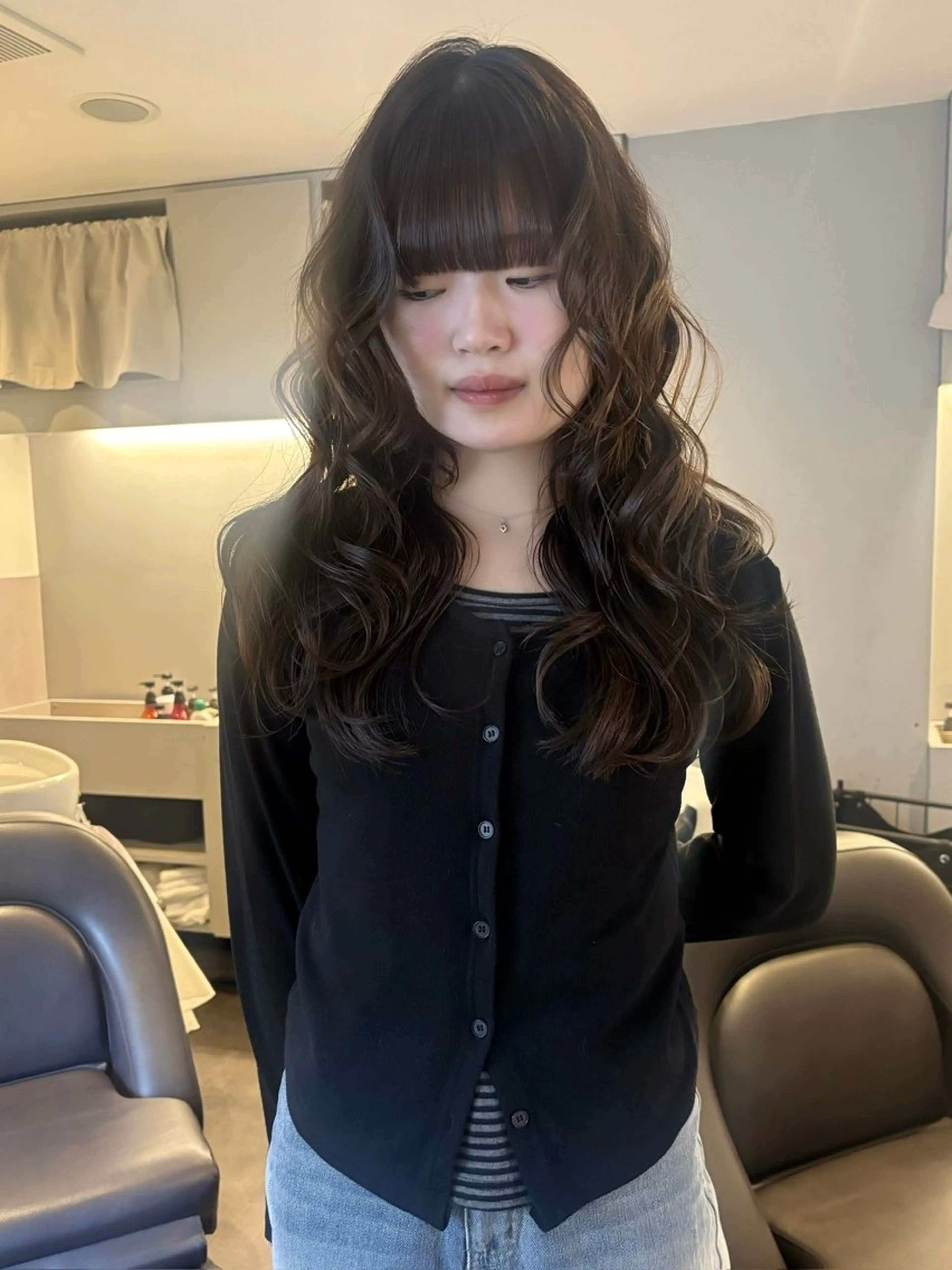 カラー ブラウンカラー 透明感カラー ヘアカラー rinka/暖色 ボブカットモデルのヘアスタイル