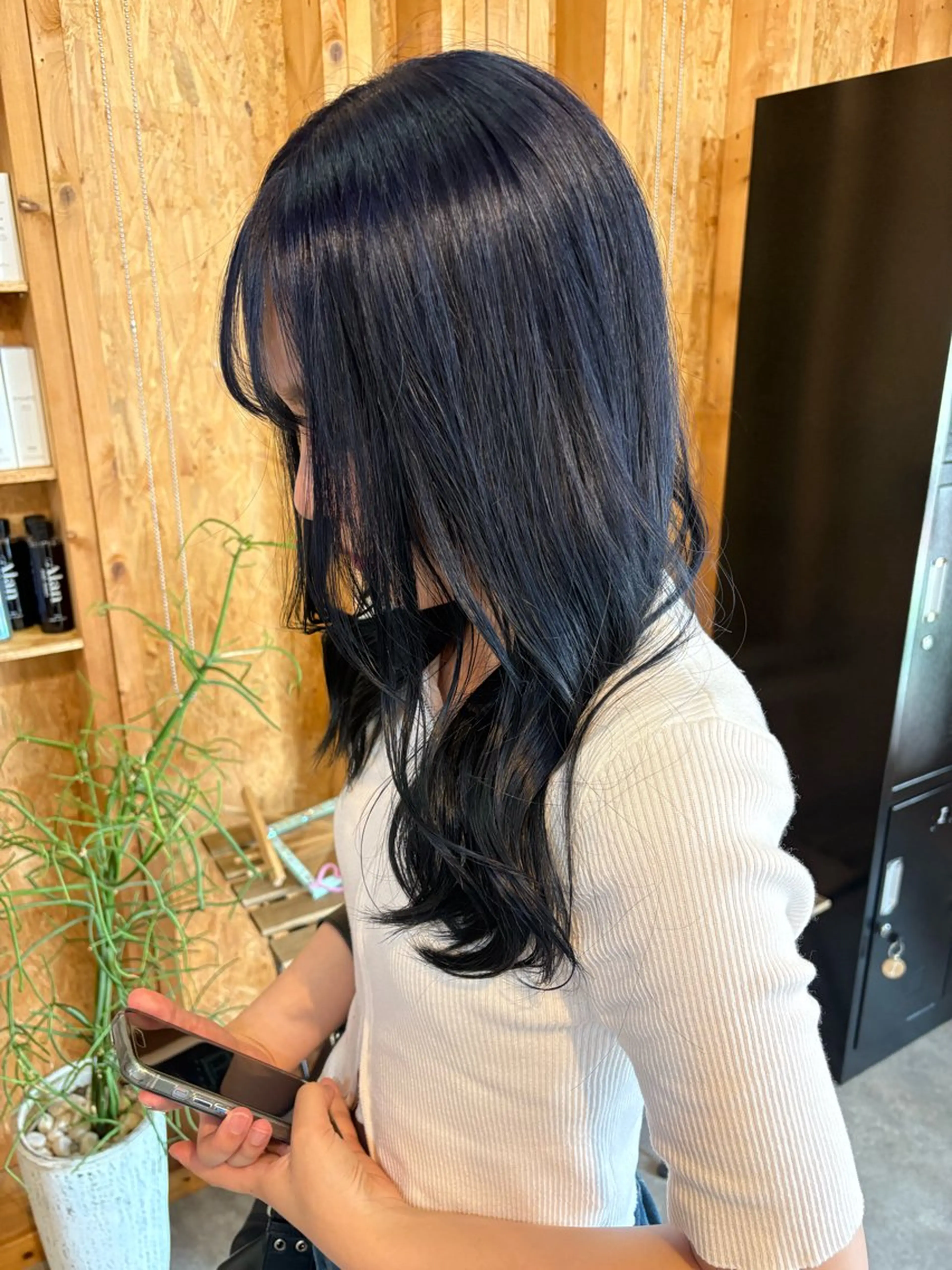 カラー ヘアカラー トリートメント まろみ暖色×ボブ ×chia🕯のヘアスタイル