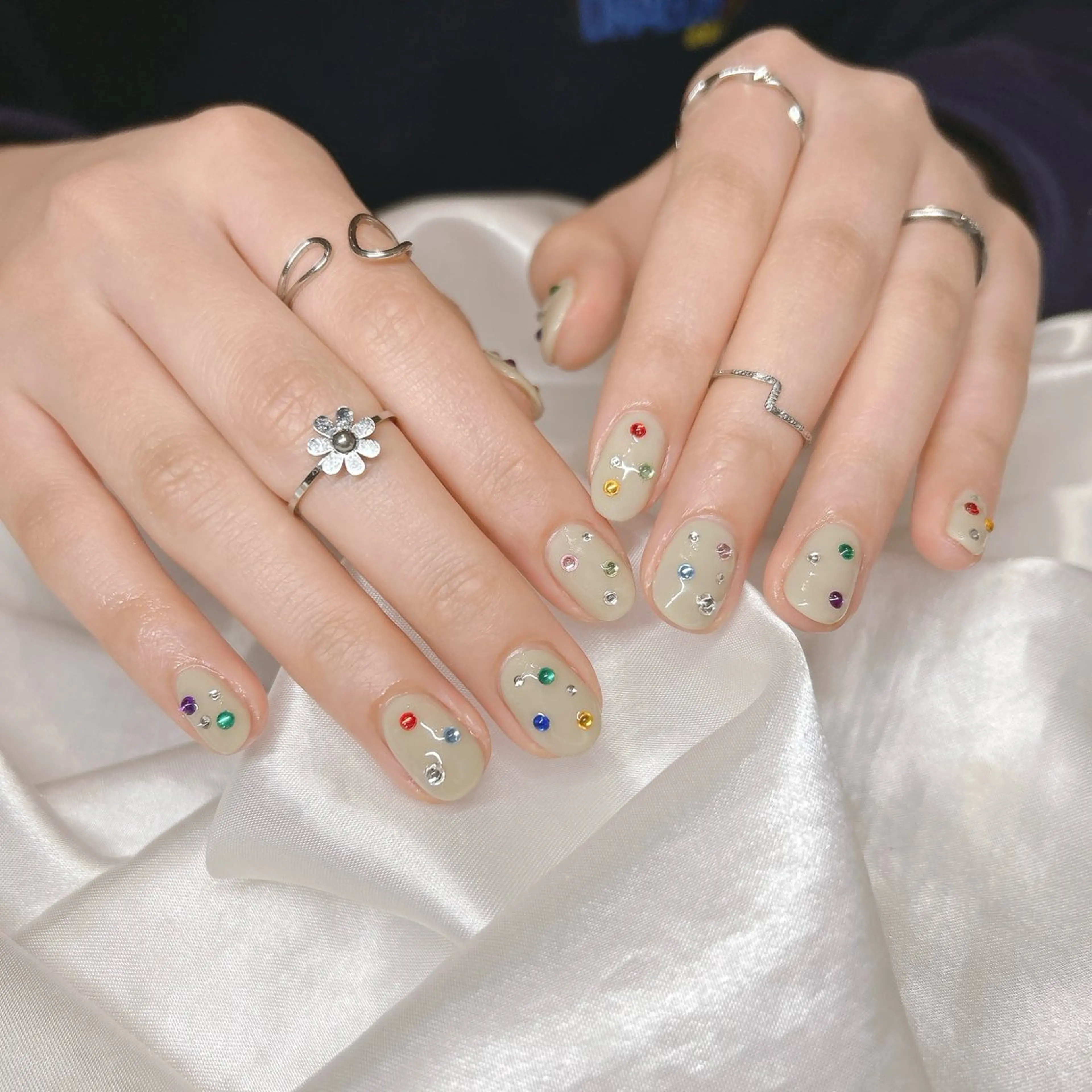 ネイル シンプルネイル ハンドネイル junna 金山.東別院.上前津のネイルデザイン