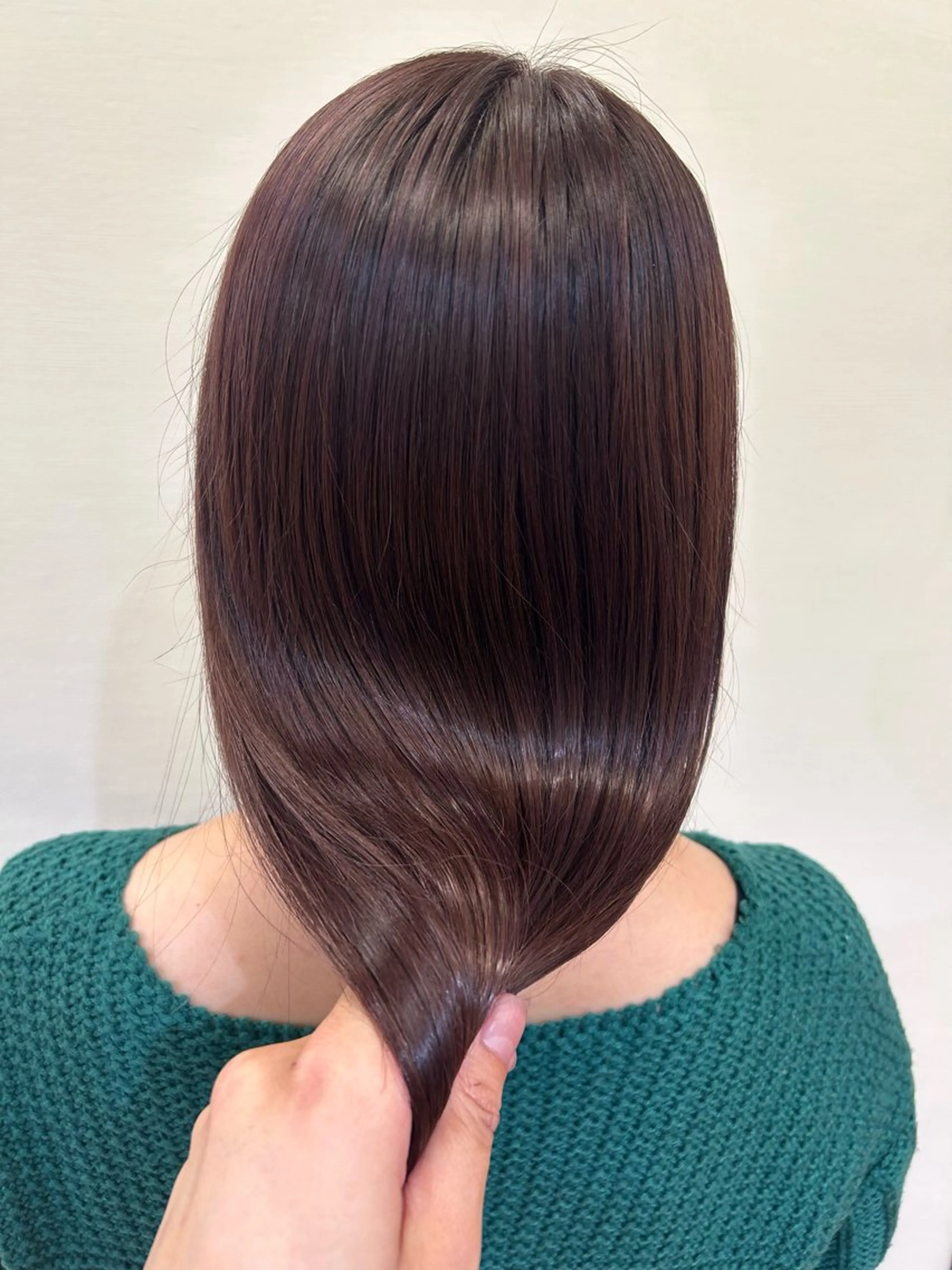 ロング カラー グレージュ ラベンダーカラー ラベンダーグレージュ ラベンダーグレー bnd_bnd アイのヘアスタイル