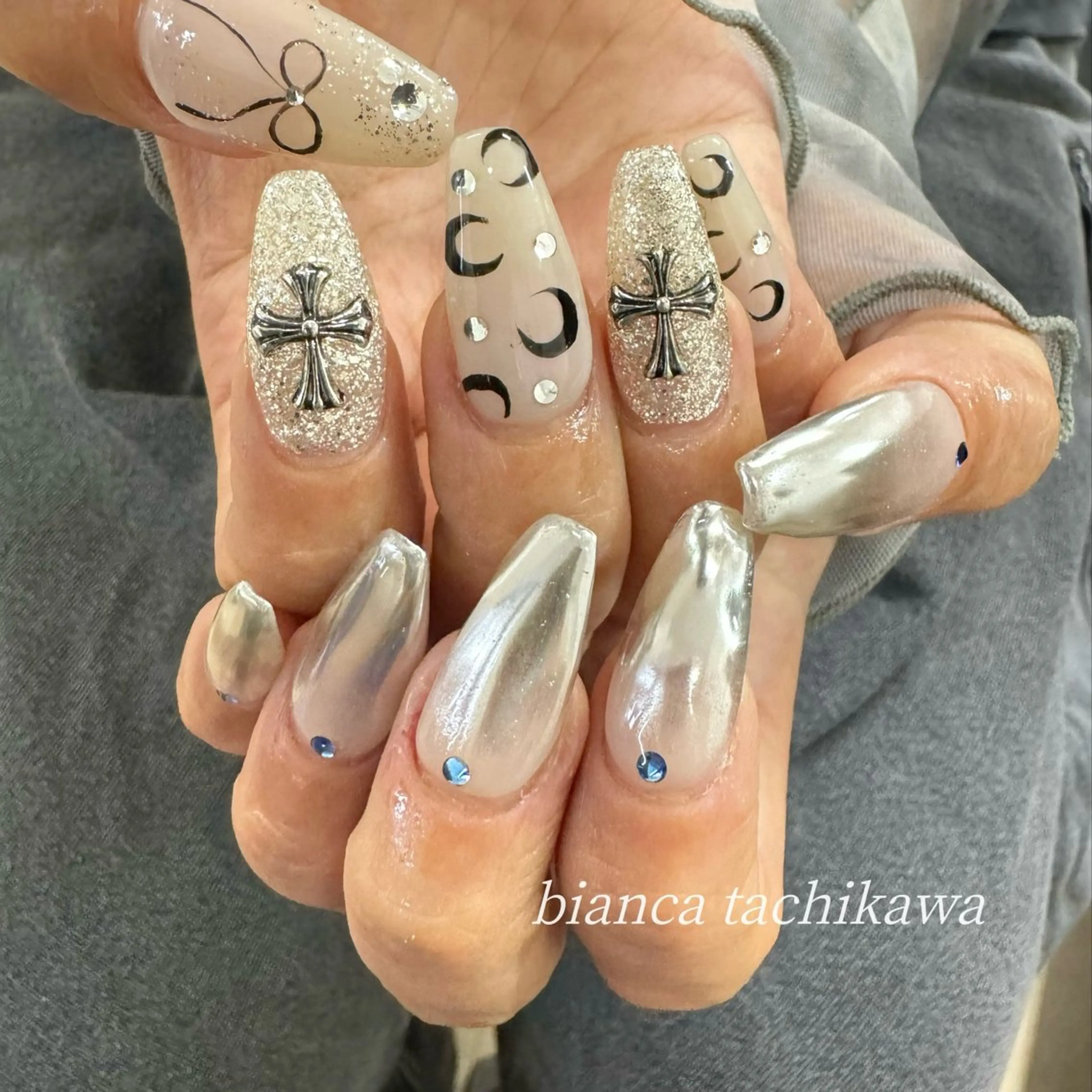 ネイル 持ち込み 🌺Bianca立川 HAGA🌺のネイルデザイン