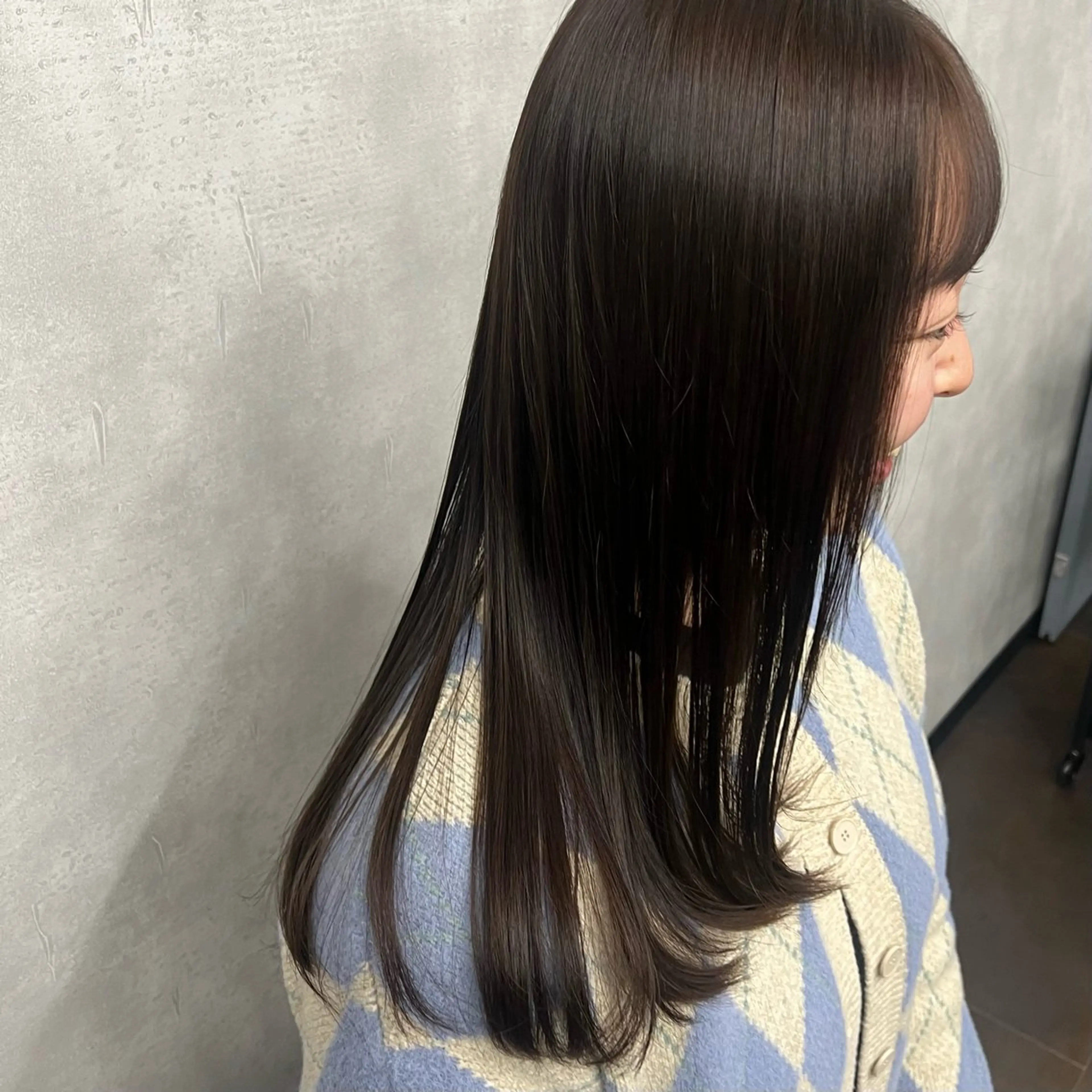 ロング カラー ヘアカラー トリートメント 沖山 友津季のヘアスタイル