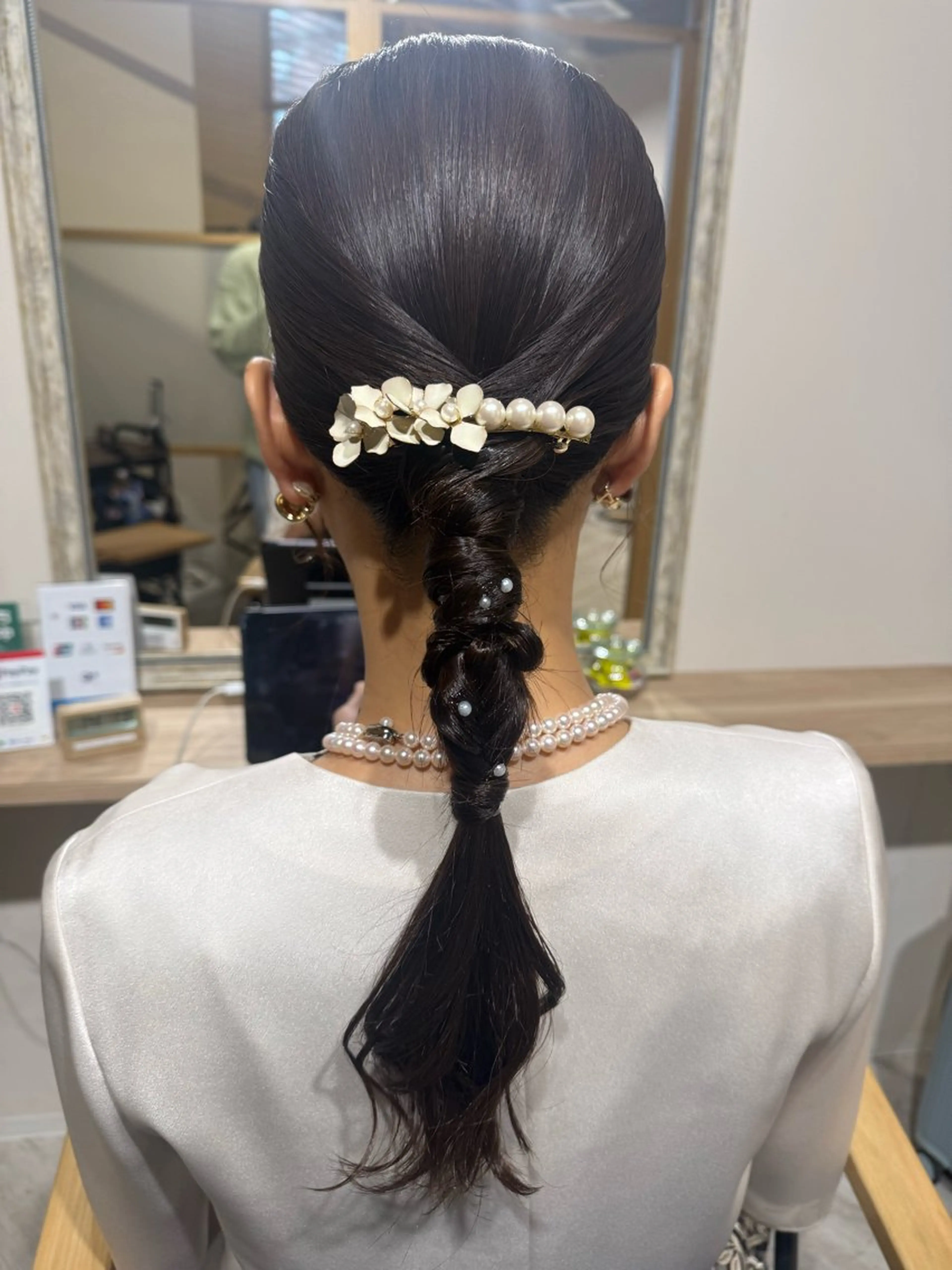 セミロング ヘアアレンジ ヘアセット Connect Rumiのヘアスタイル