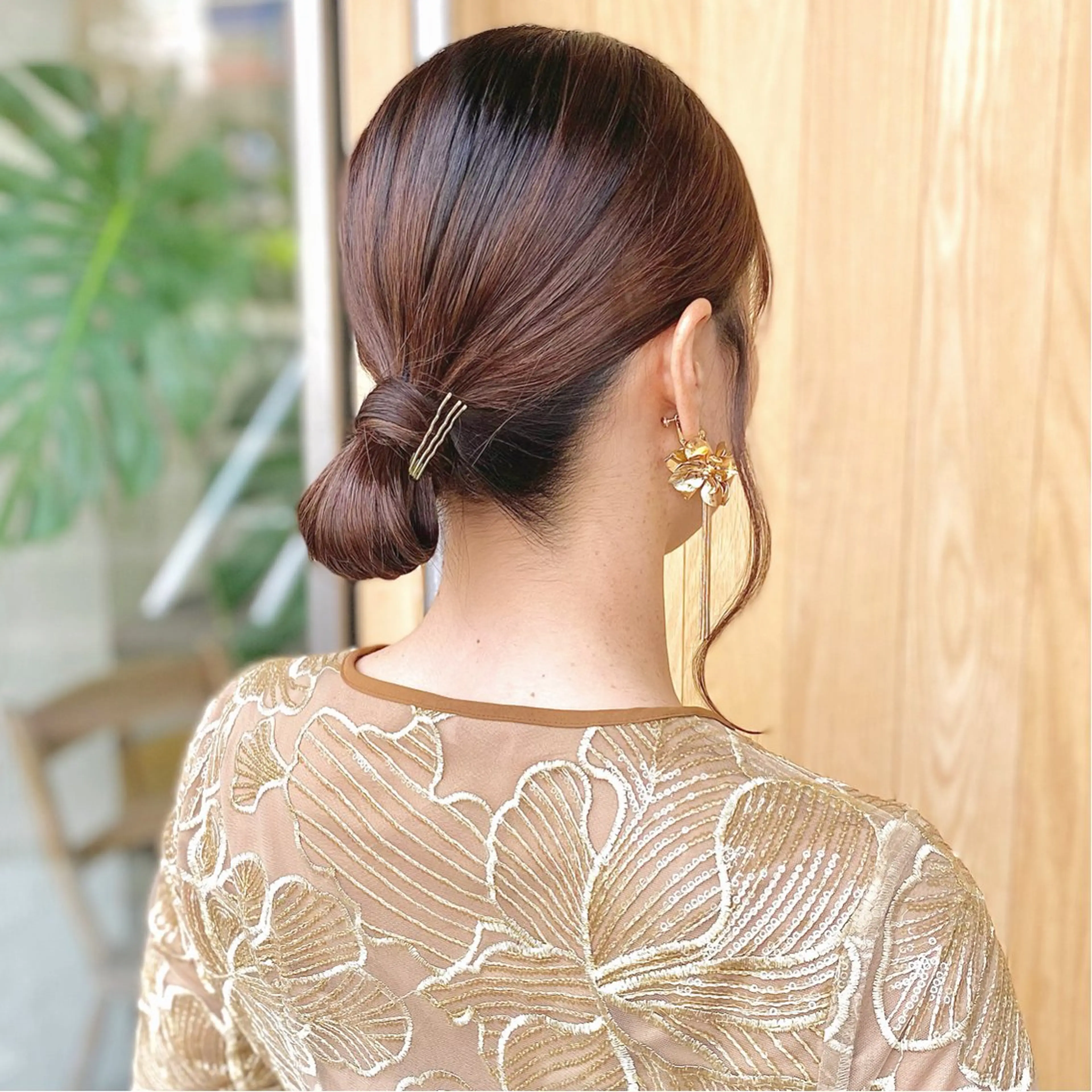 セミロング ヘアアレンジ ヘアセット 💫お呼ばれヘア💫 men's✨ともえ✨のヘアスタイル