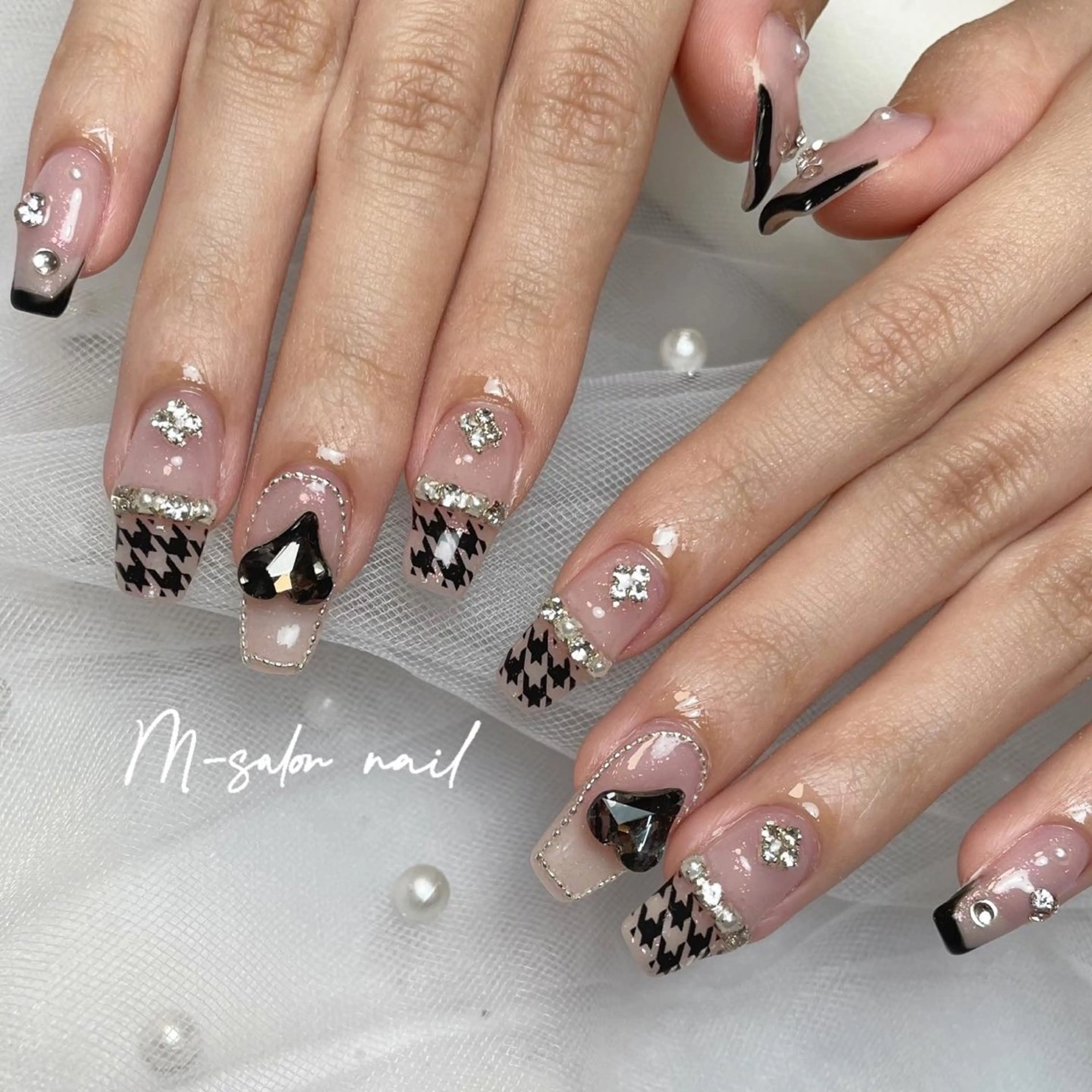 ネイル ハンドネイル 韓国/網紅/パーツ M-salonのネイルデザイン