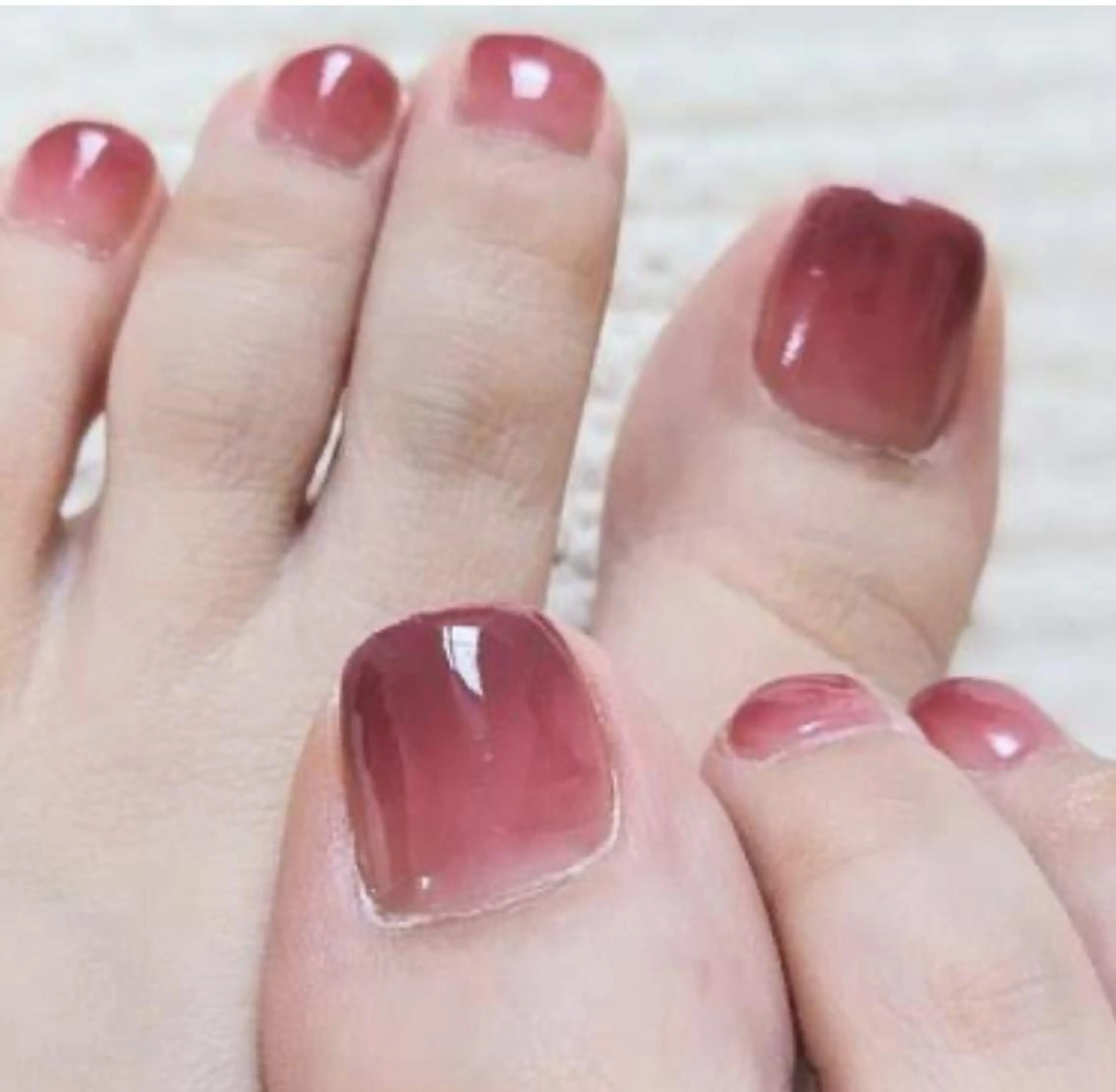 ネイル フットネイル グラデーション ネイリスト Yuriaのネイルデザイン