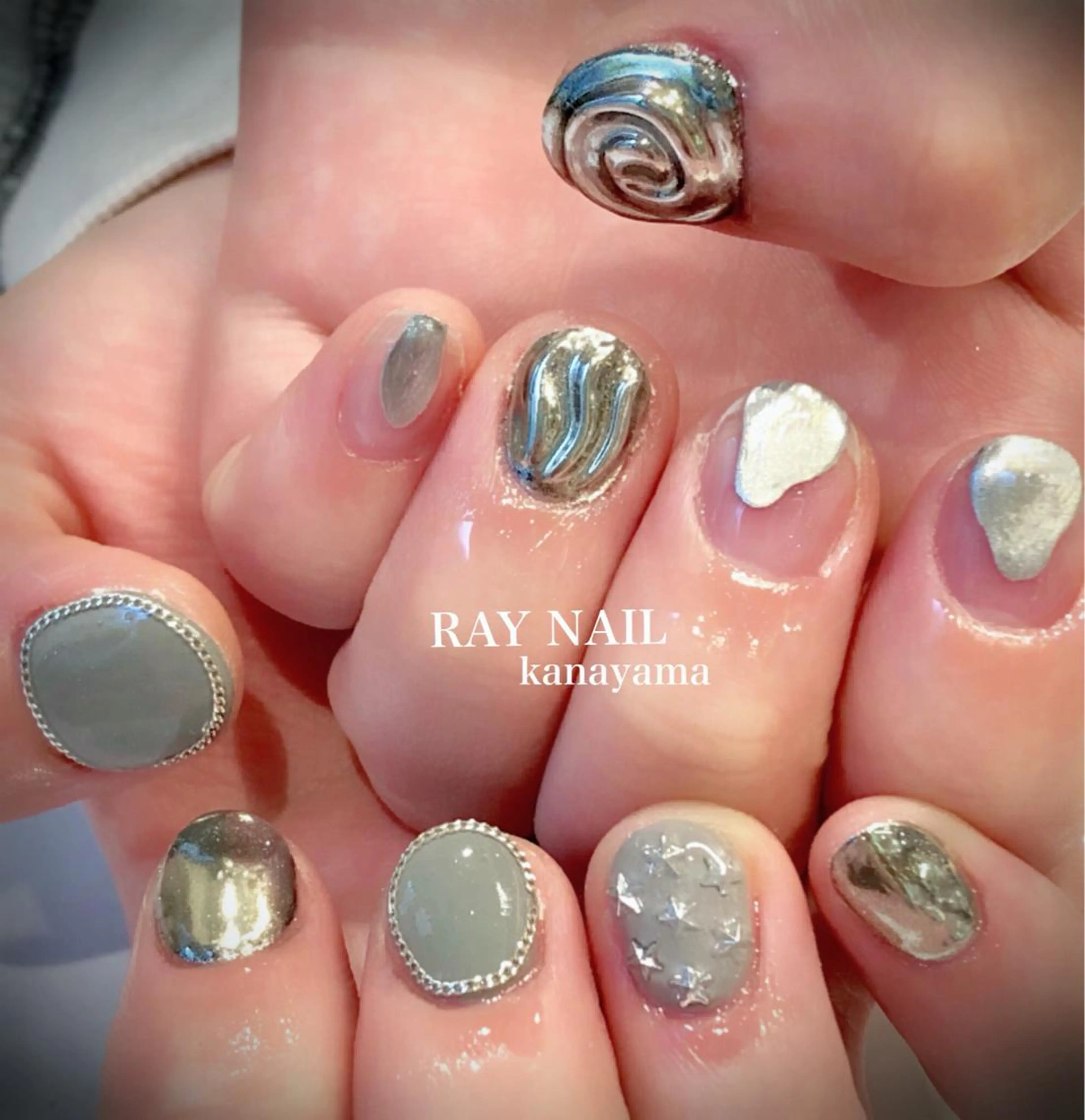 ネイル Arowa 伊田のネイルデザイン