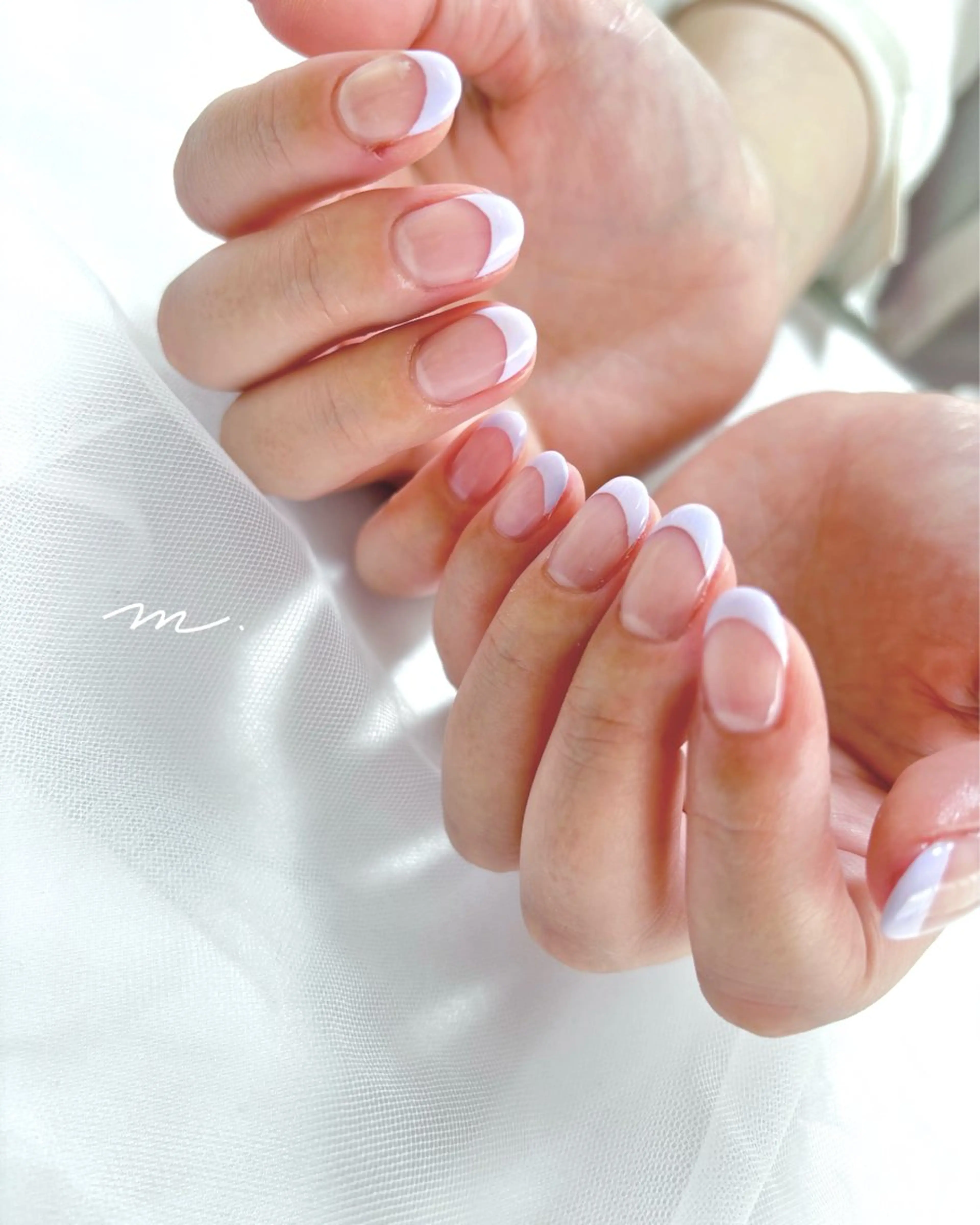 ネイル フレンチネイル ハンドネイル Mare nailのネイルデザイン