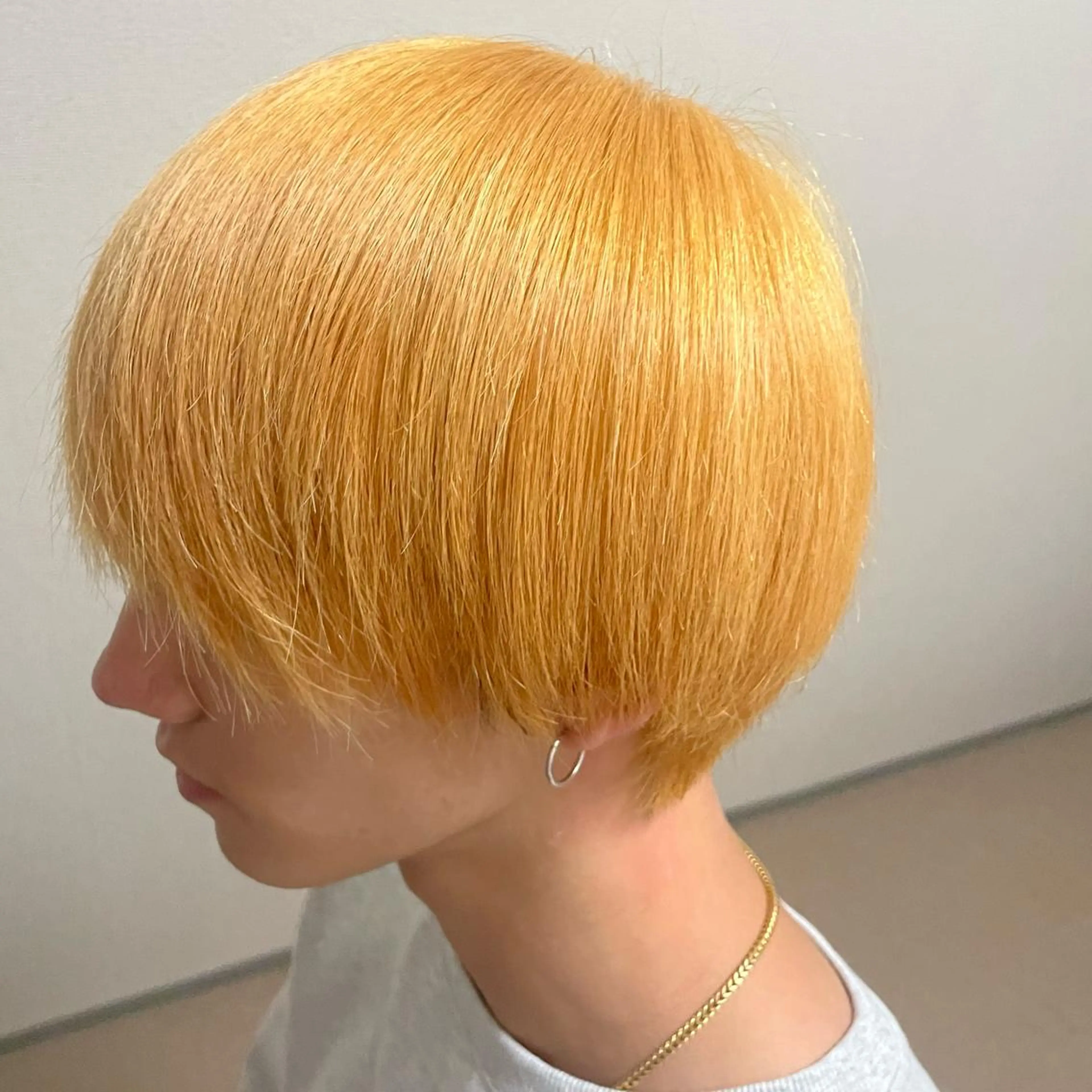 ショート カラー メンズ メンズブリーチ ブリーチ 🧸赤み消し🐾 ラベンダ/ミルクティのヘアスタイル