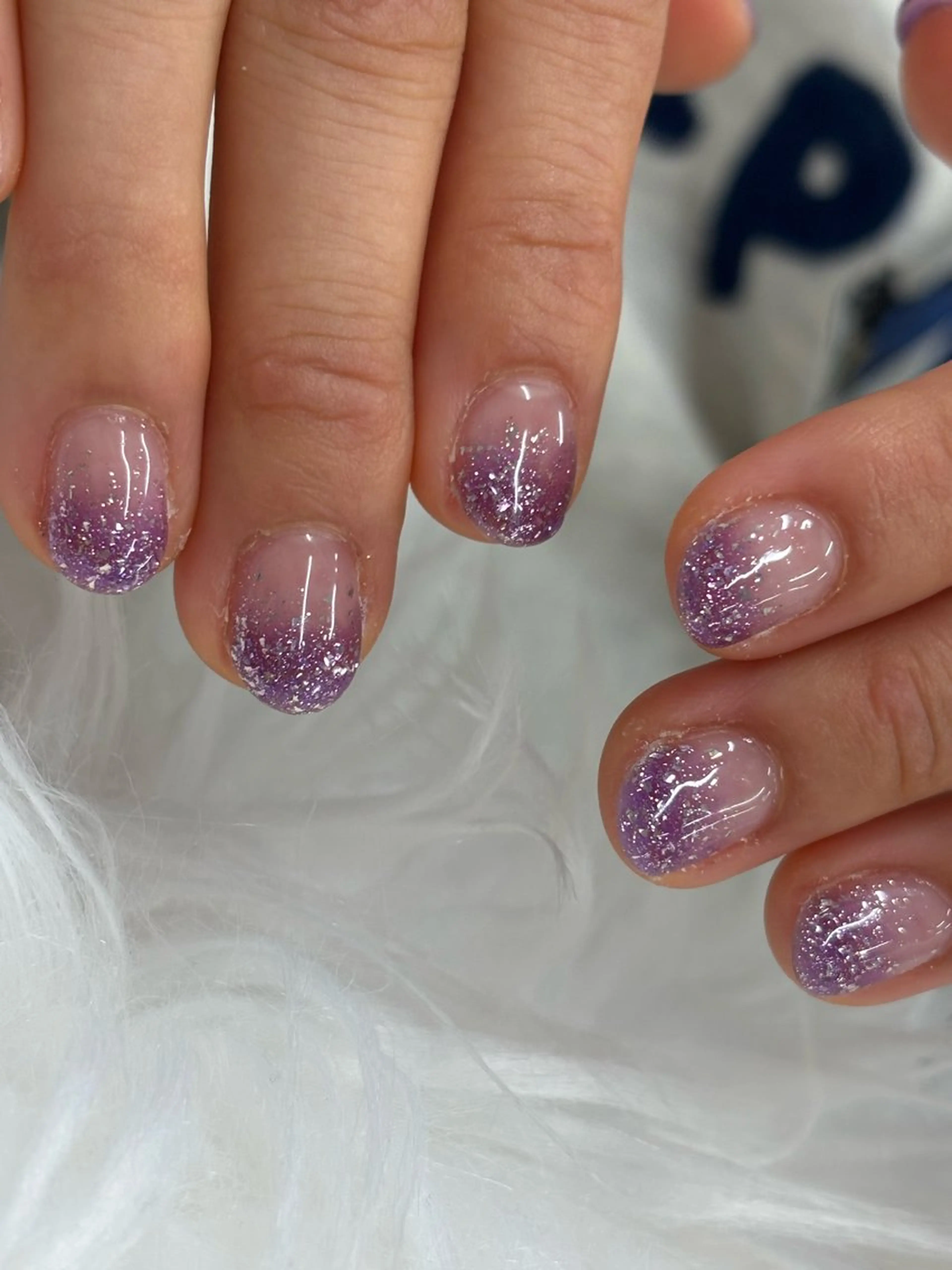 ネイル ラメ(グリッター) ラメグラデーション 矢崎 愛のマツエク・マツパデザイン