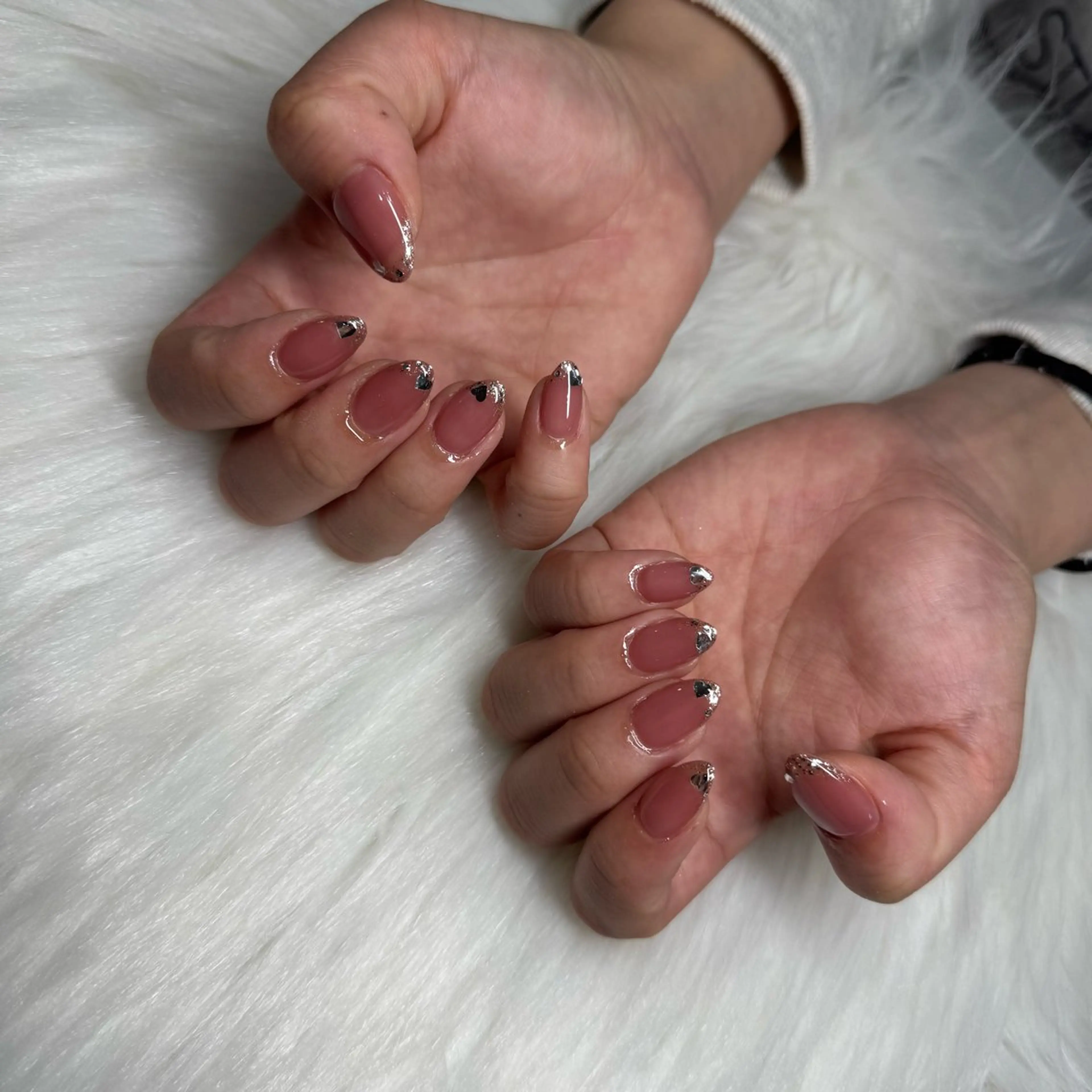 ネイル ラメ(グリッター) 鈴木 優希のネイルデザイン