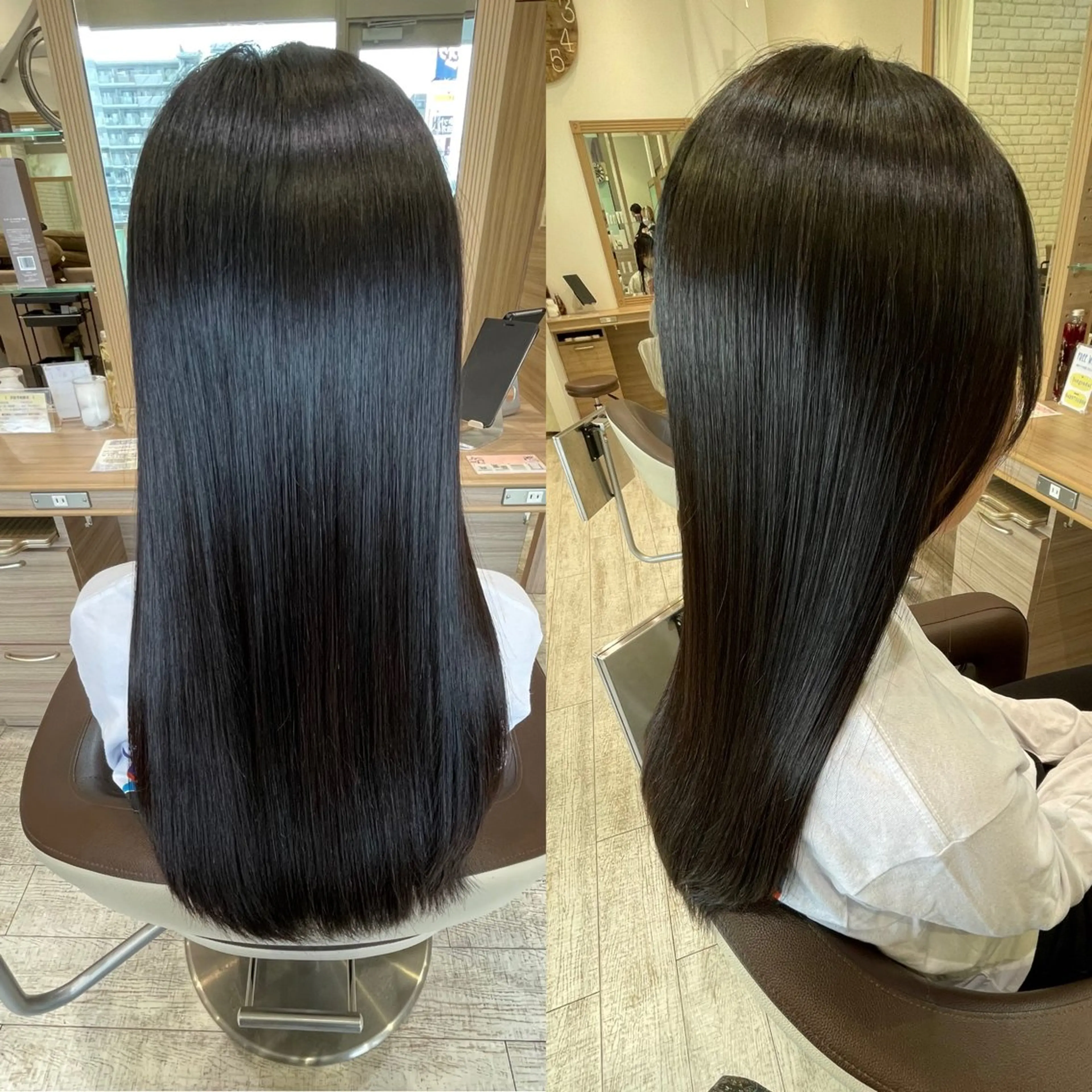 ロング パーマ 縮毛矯正 縮毛矯正 加藤 未歩のヘアスタイル