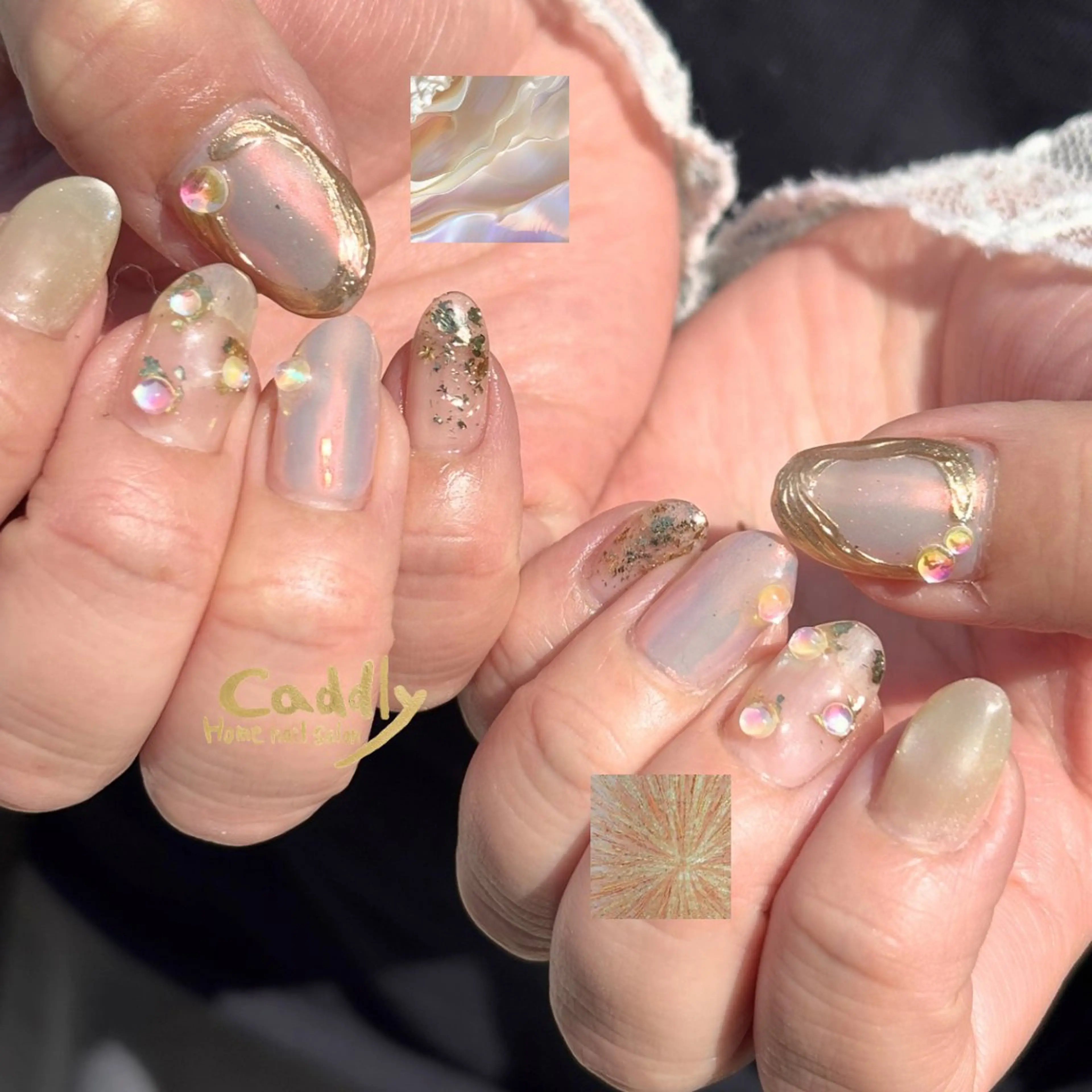 ネイル ハンドネイル caddly naoのネイルデザイン