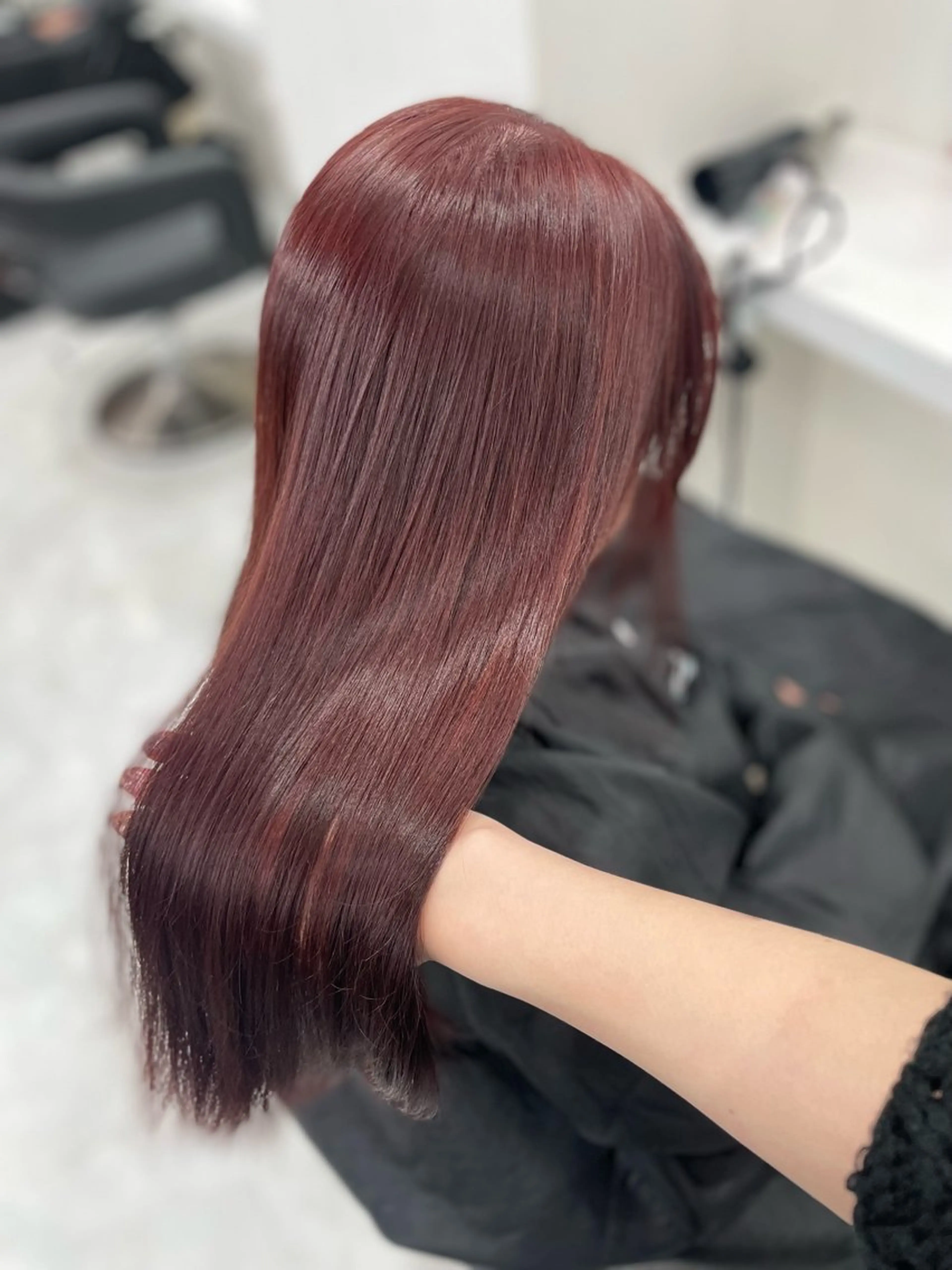 ロング ケアカラー ロング トリートメント 💗トレンドモテヘア Natsumi 💗のヘアスタイル