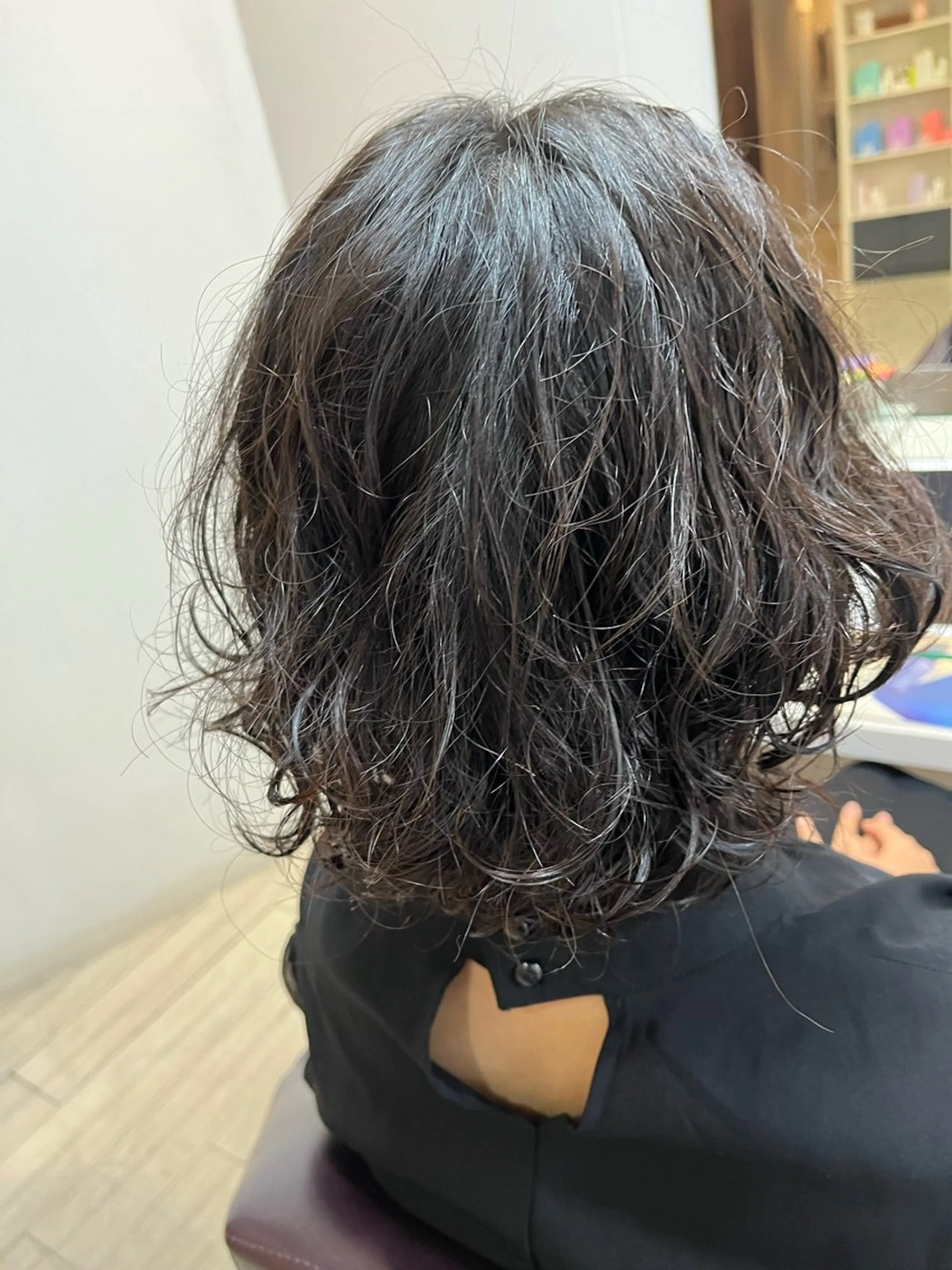 ショート パーマ 奥野 理香子のヘアスタイル