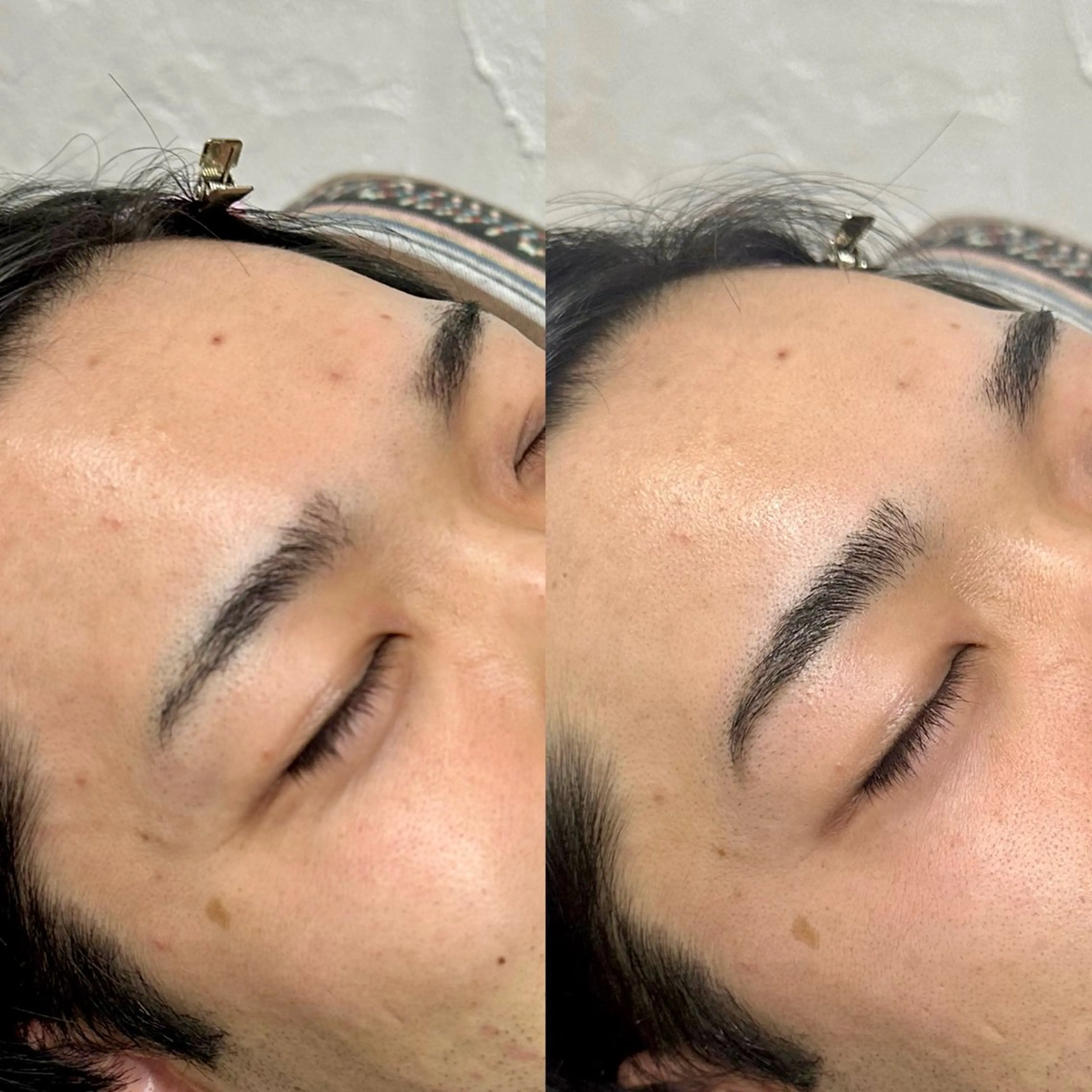 アイブロウ ハリウッドブロウリフト メンズアイブロウ 眉毛ワックス脱毛 🦖ノザワ リンカ🦖のヘアスタイル