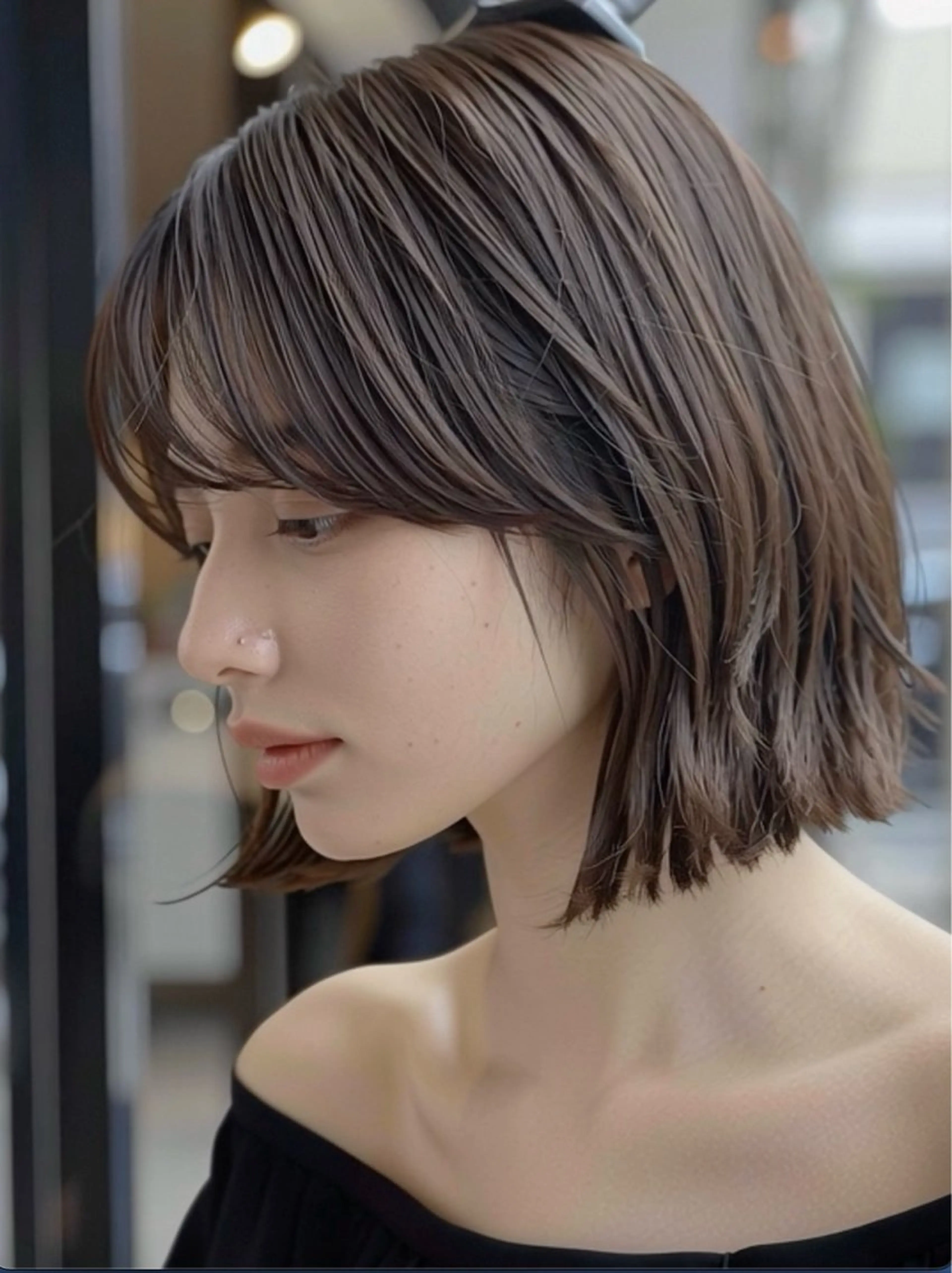 カラー ヘアカラー ナック美容室阿倍野店 リタッチモデル🎀のヘアスタイル