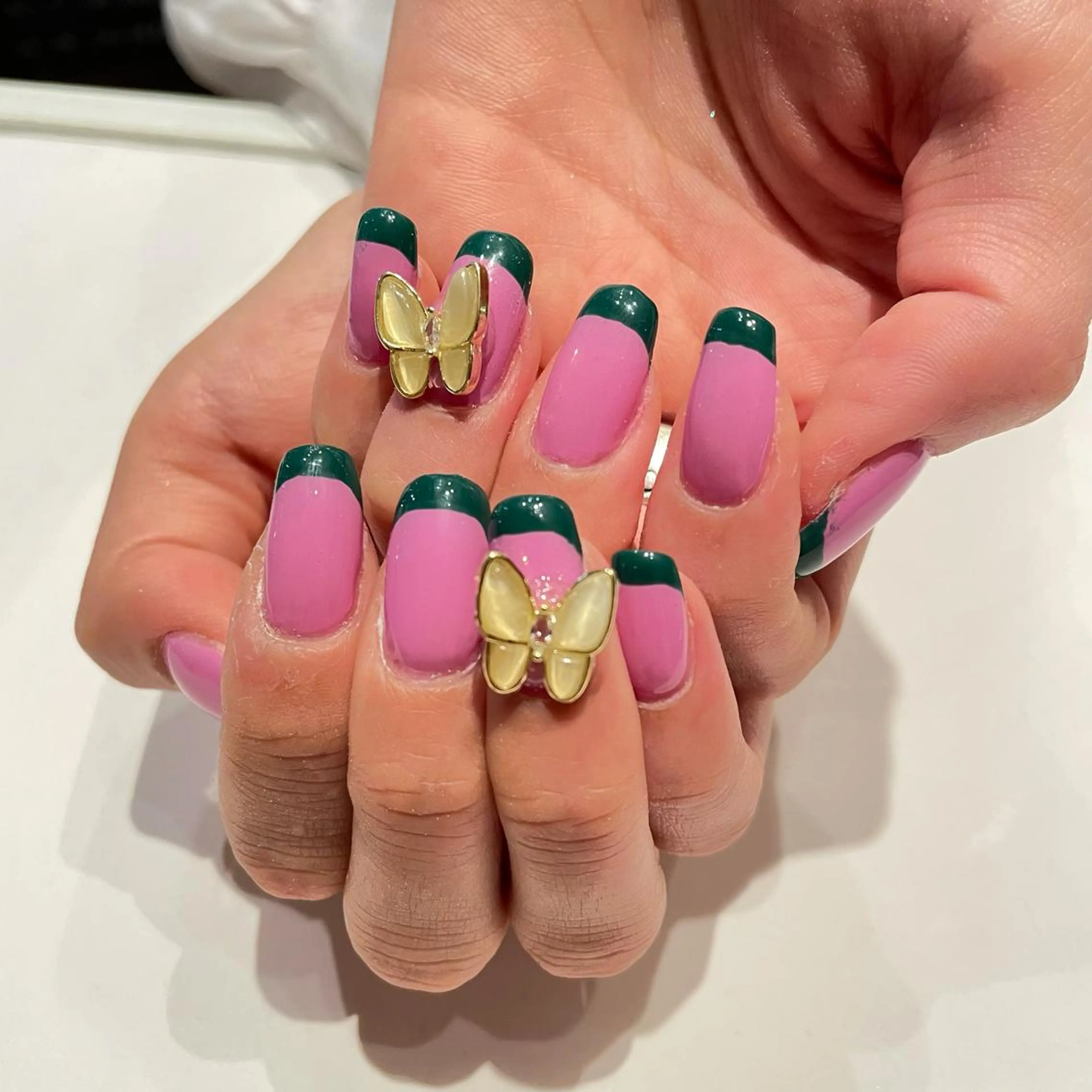 ネイル ハンドネイル 大阪福島韓国束感まつ げ Sayaka🤍のマツエク・マツパデザイン