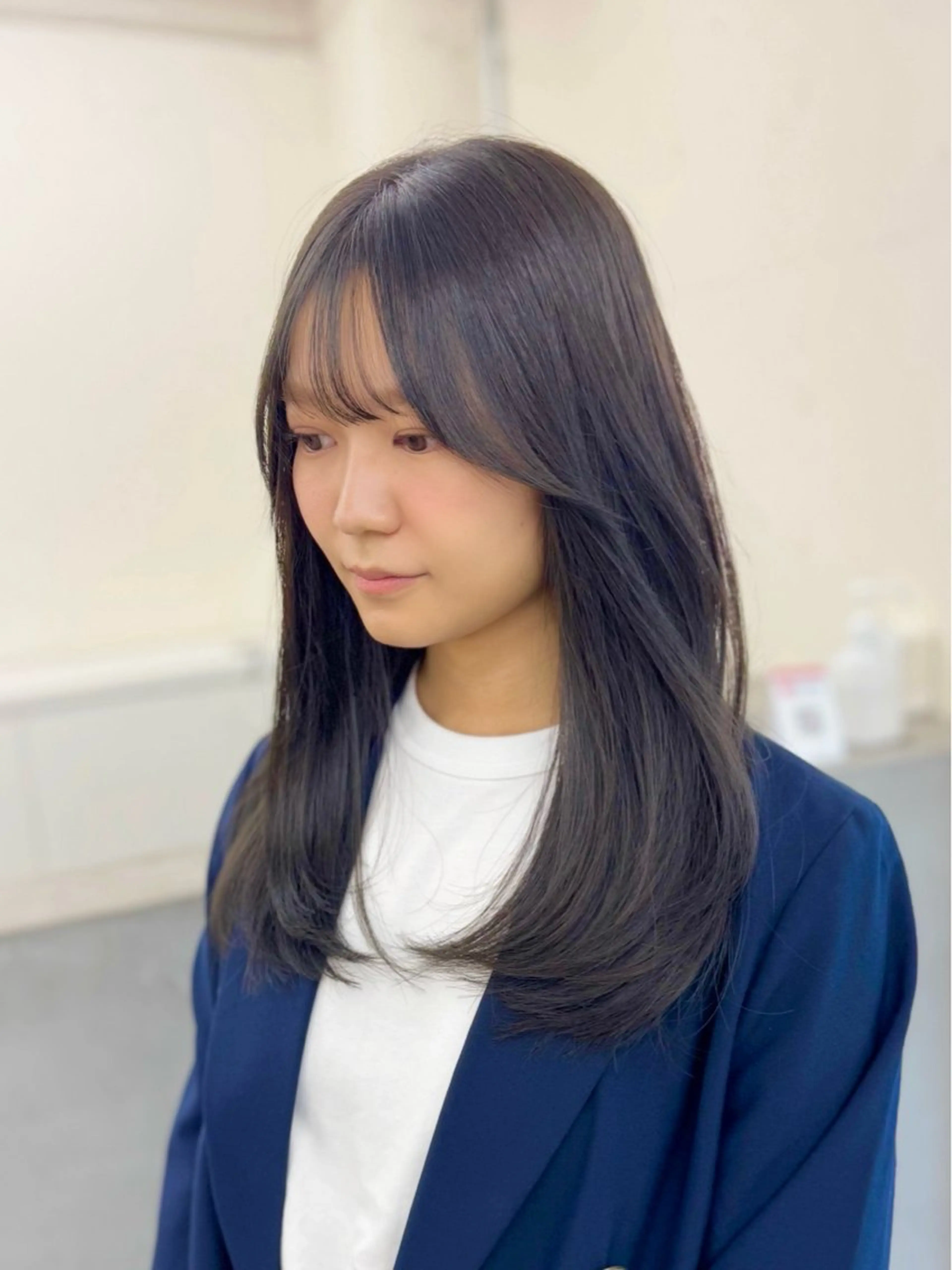 セミロング カラー 🦋韓国系指名No1 店長/圓山 祐也🦋のヘアスタイル