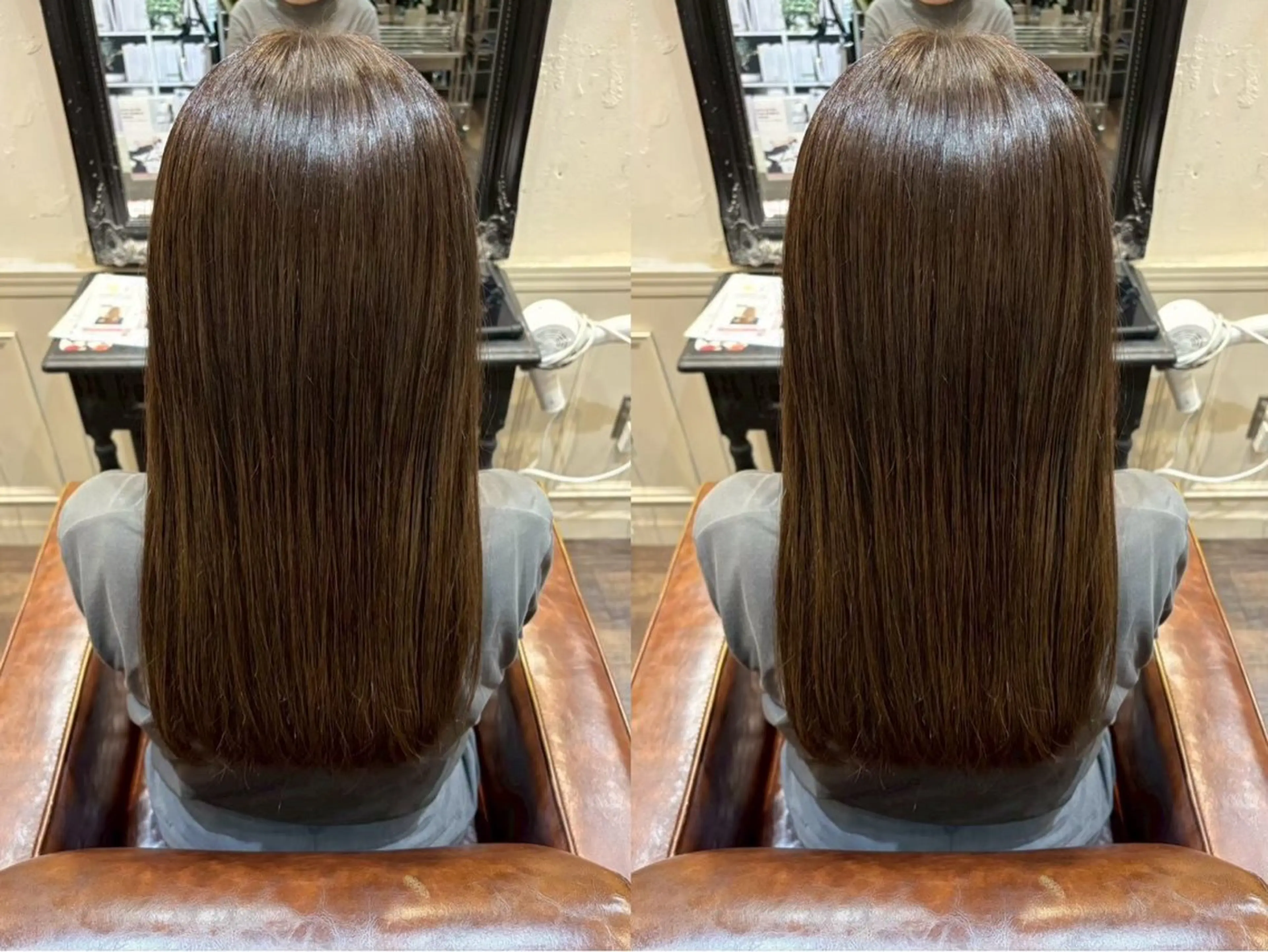 セミロング ヘアカラー トリートメント 齋藤 優のヘアスタイル