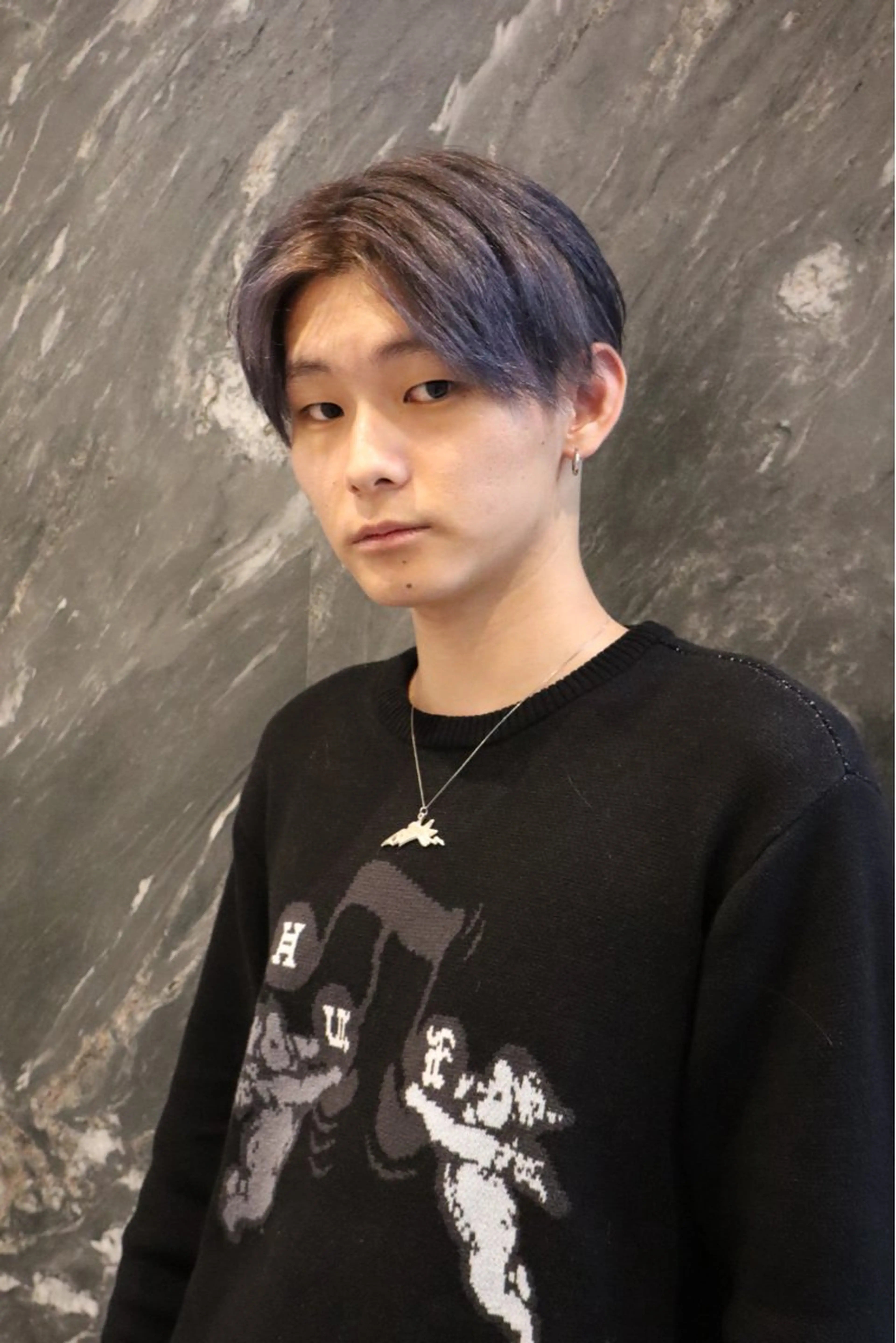 カラー メンズ レイヤーカット /ハイトーンchaoのヘアスタイル