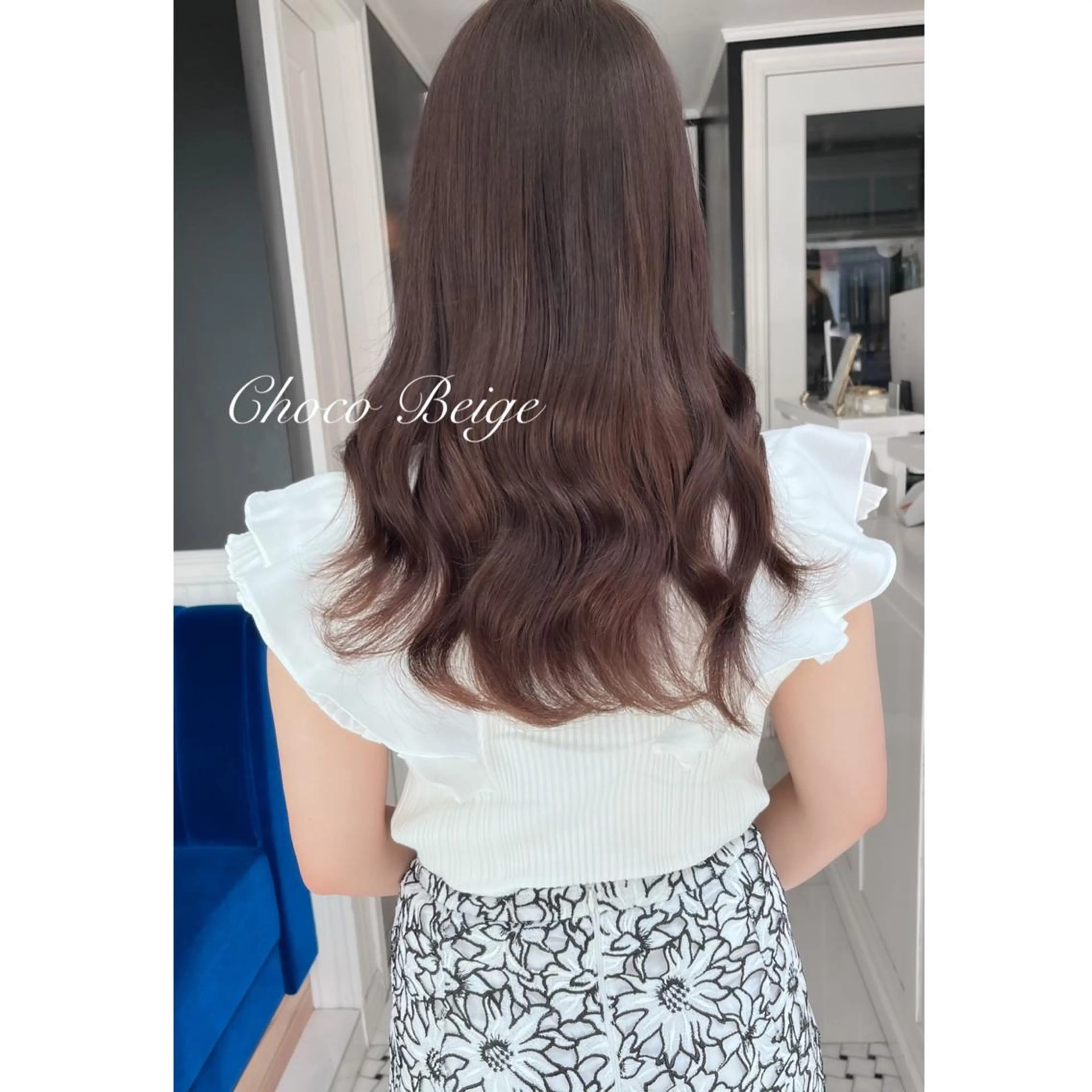 ロング カラー ブリーチ ヘアカラー miyu /トレンド カラー×艶髪のヘアスタイル