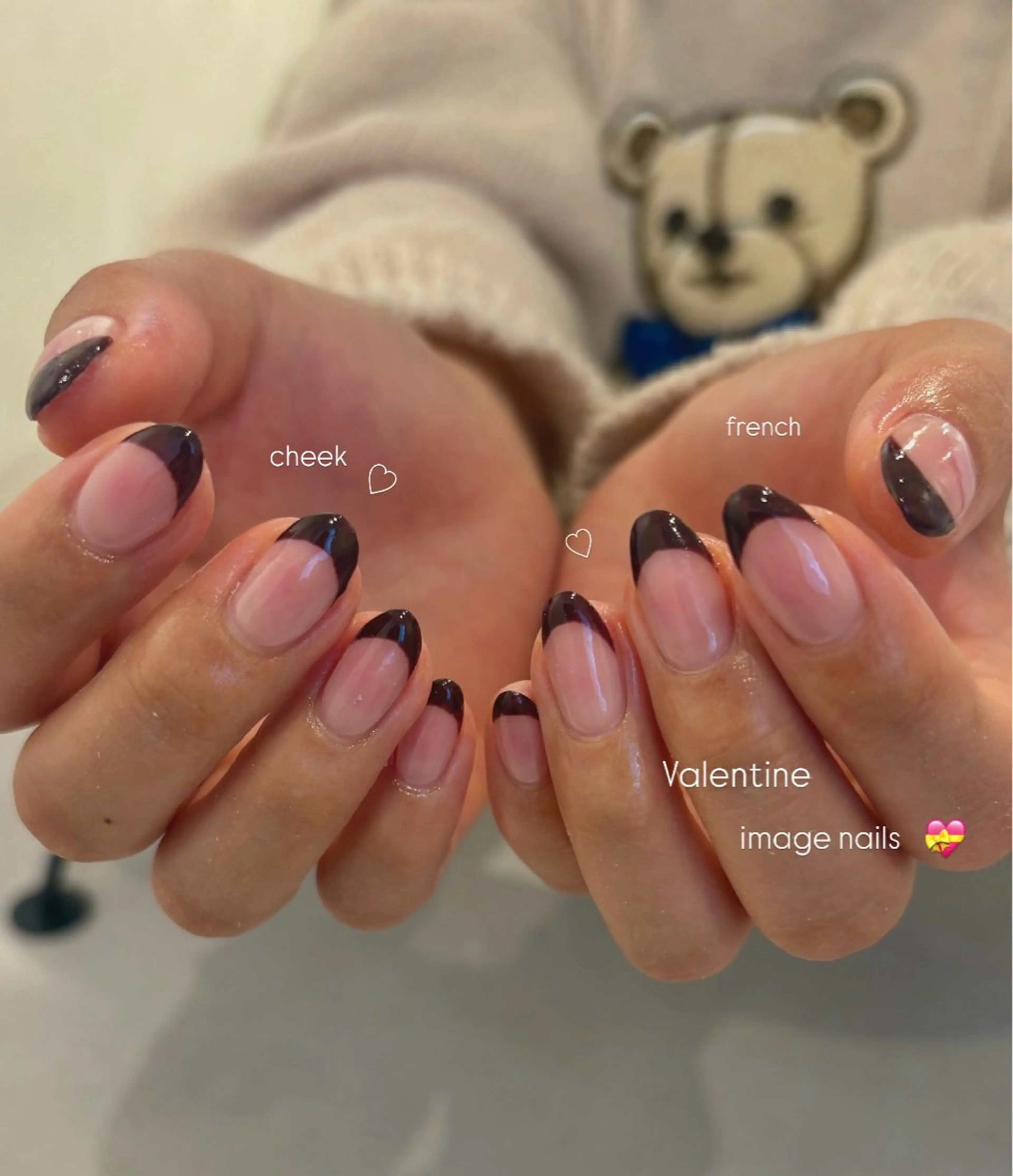 【再来】シンプル上品に🪽フレンチネイル︎︎☁(オフ込み)の写真