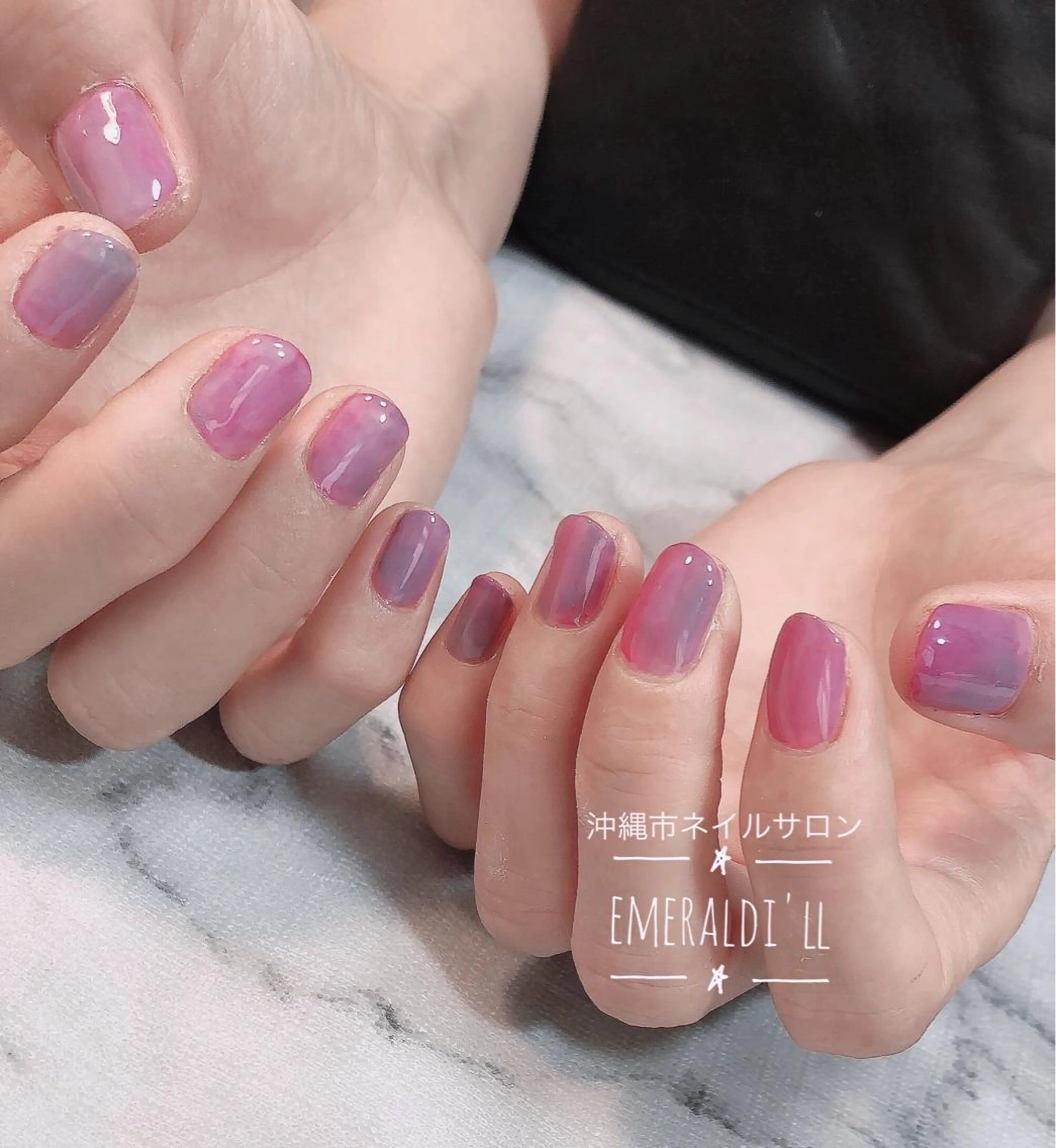 ネイル 沖縄市ネイルサロン エメラルドアイルのネイルデザイン