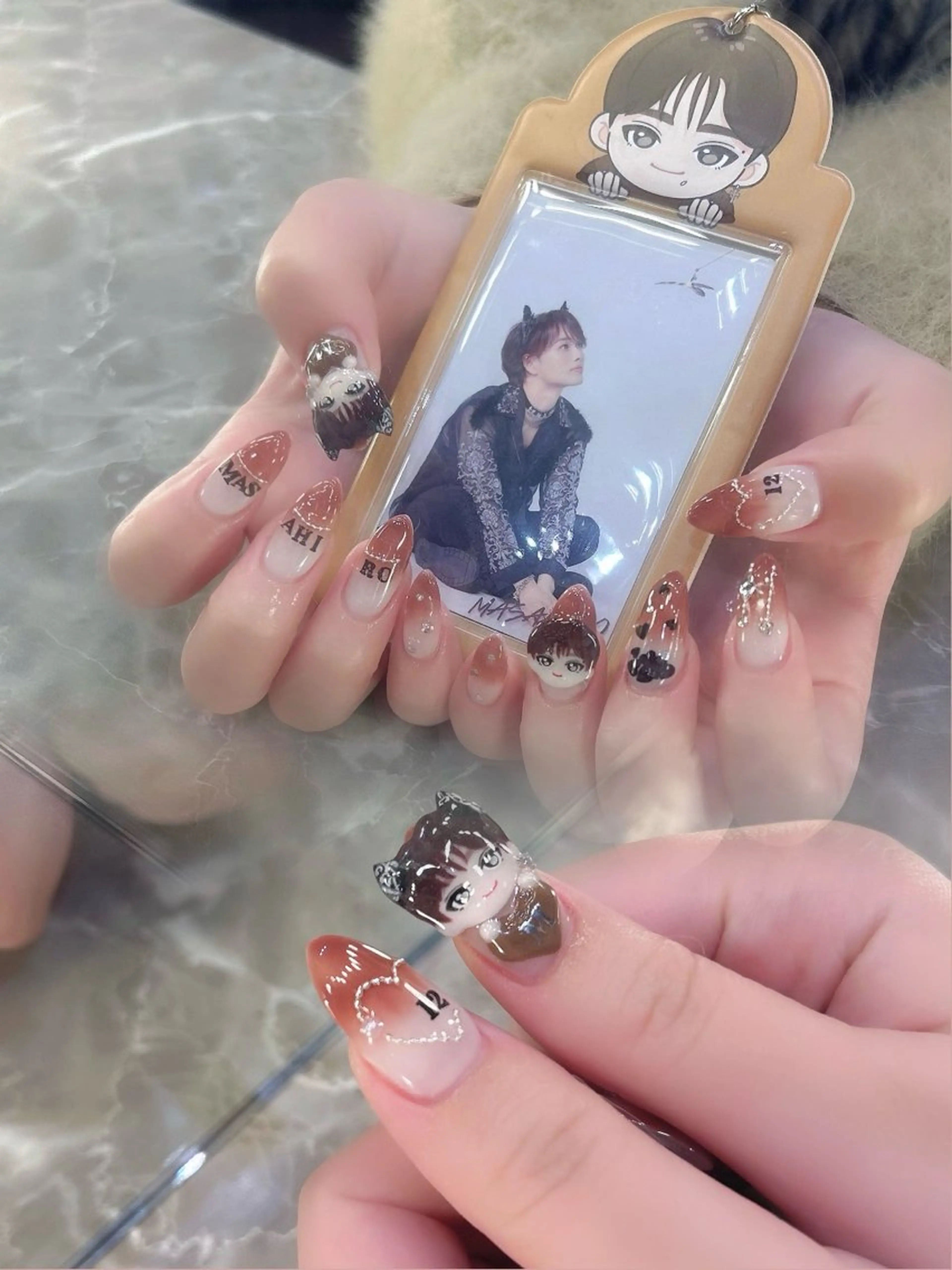 ネイル ハンドネイル 中村 穂乃果のネイルデザイン